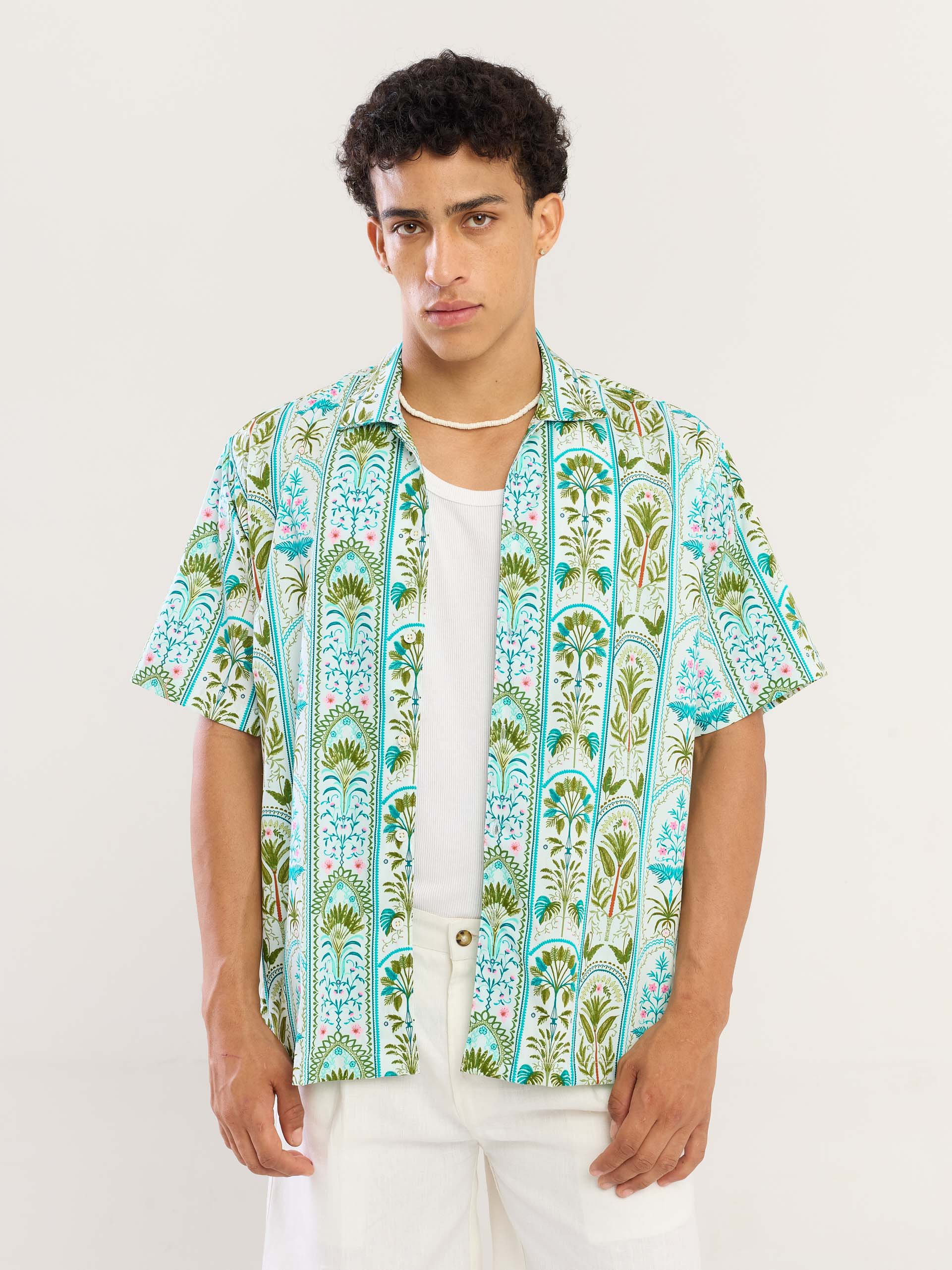 Amalfi Garden Printed Shirt - Image 2