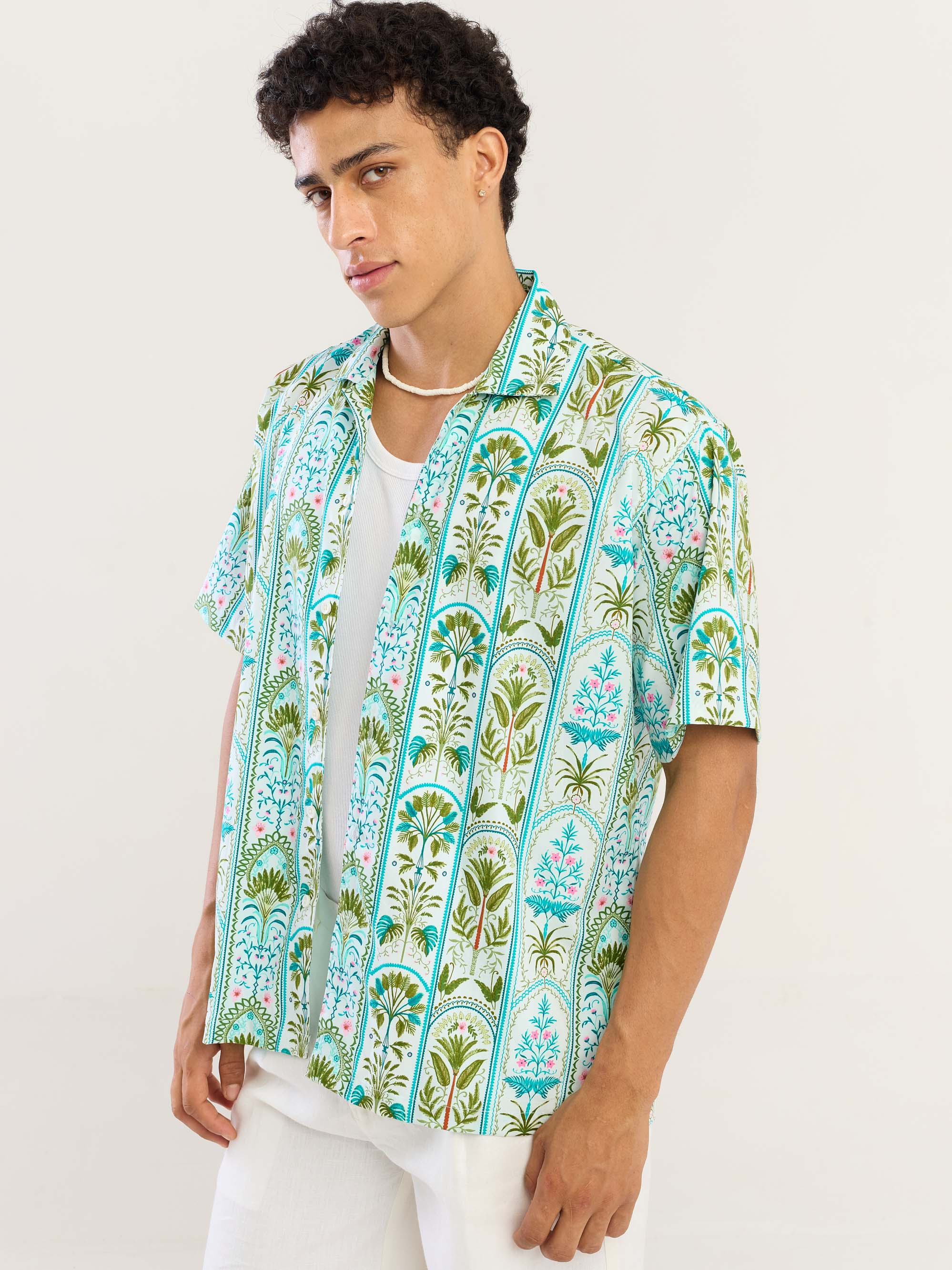 Amalfi Garden Printed Shirt - Image 3