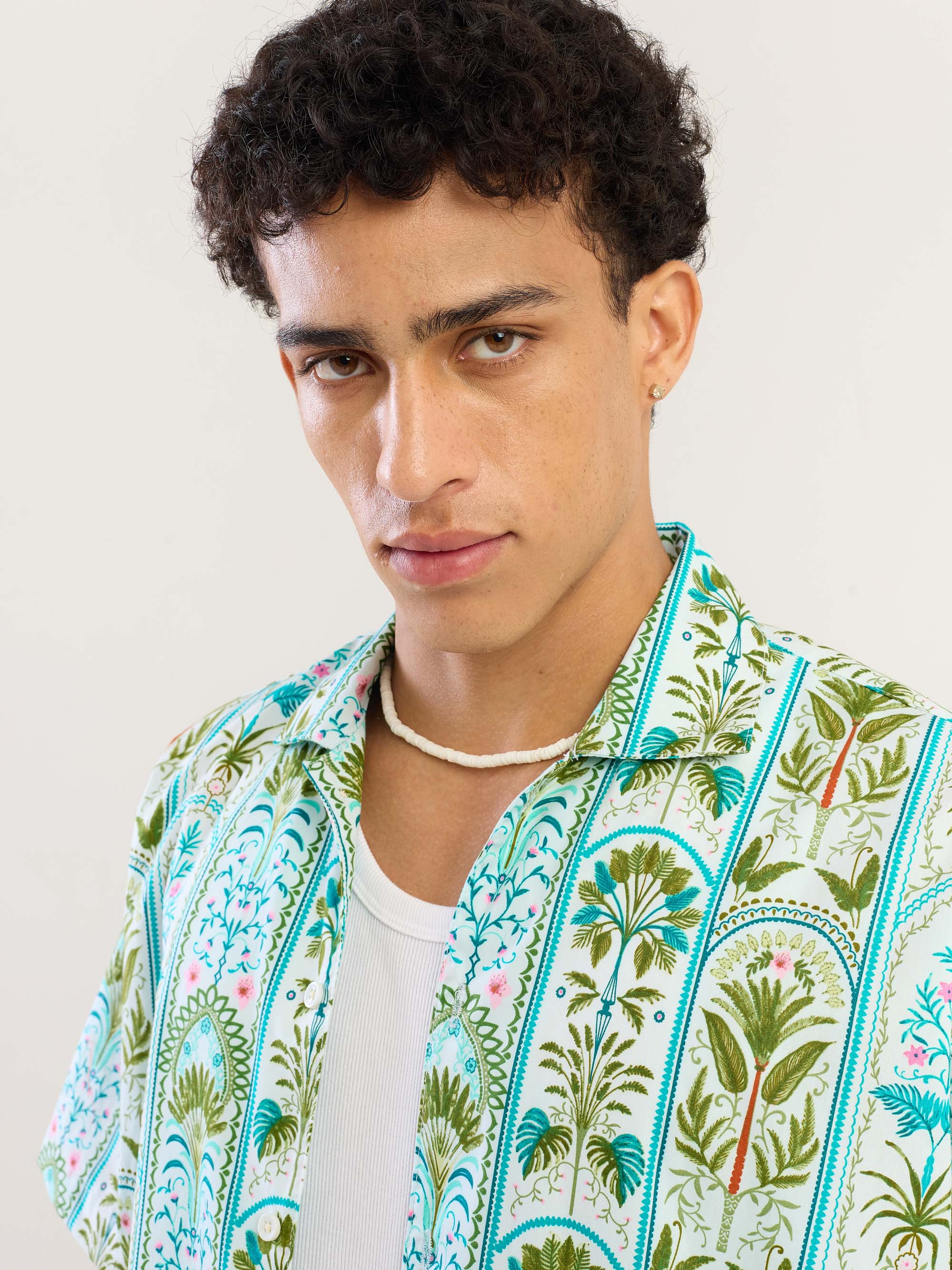 Amalfi Garden Printed Shirt - Image 5