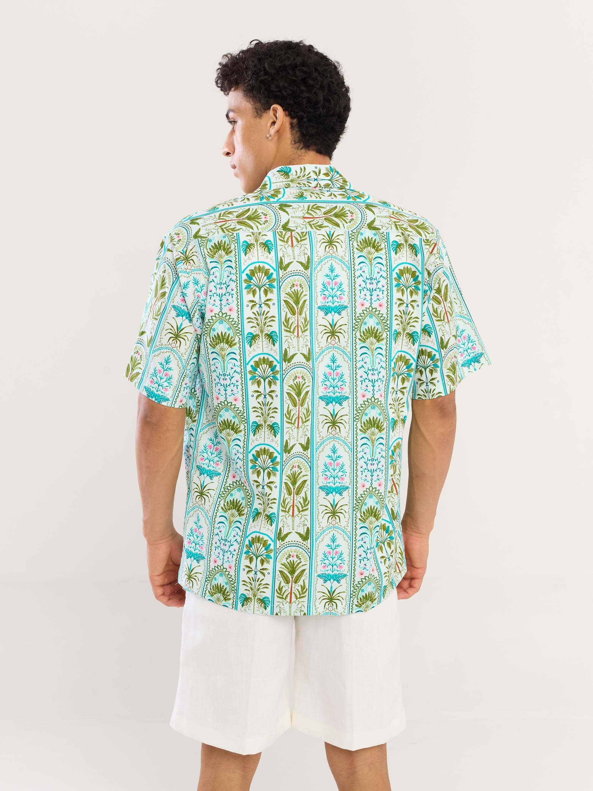 Amalfi Garden Printed Shirt - Image 6