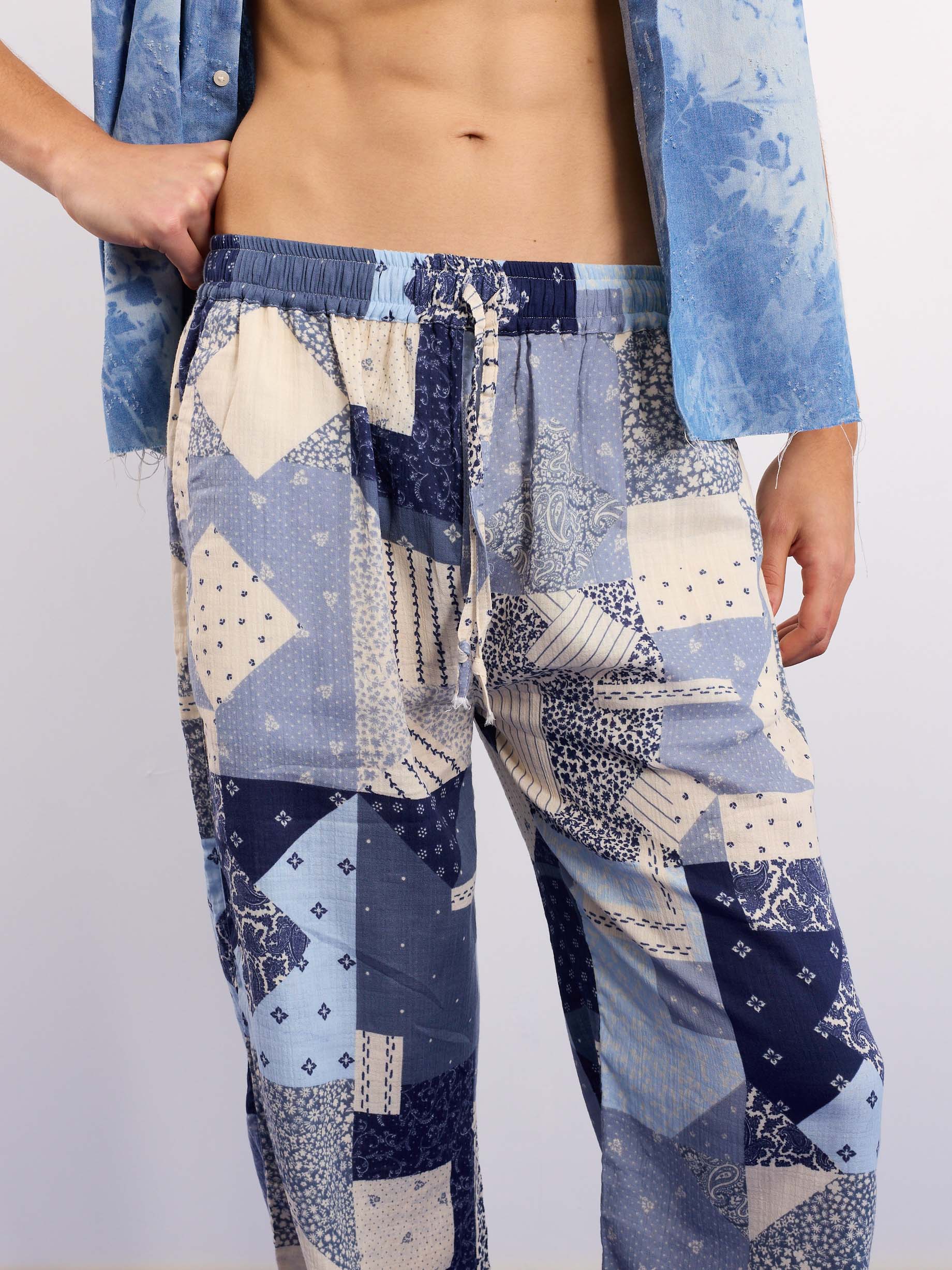 Bandana Gauze Pull-on Pants - Image 7