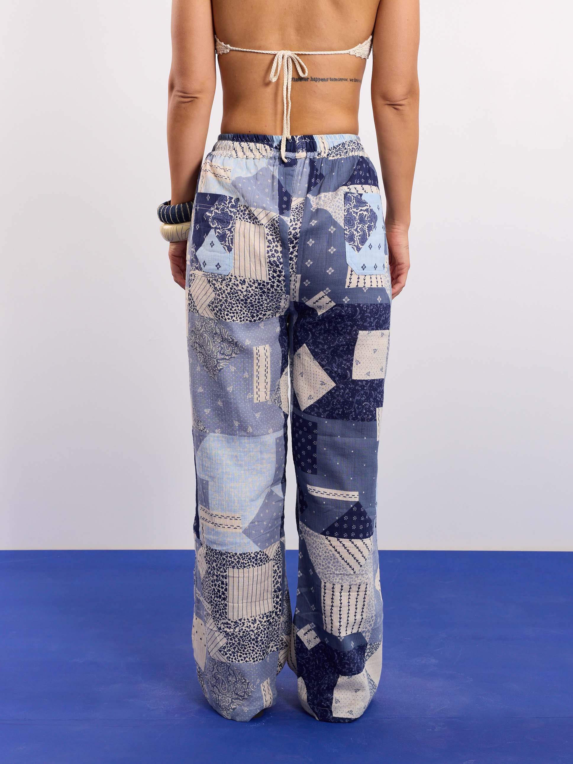 Bandana Gauze Pull-on Pants - Image 8