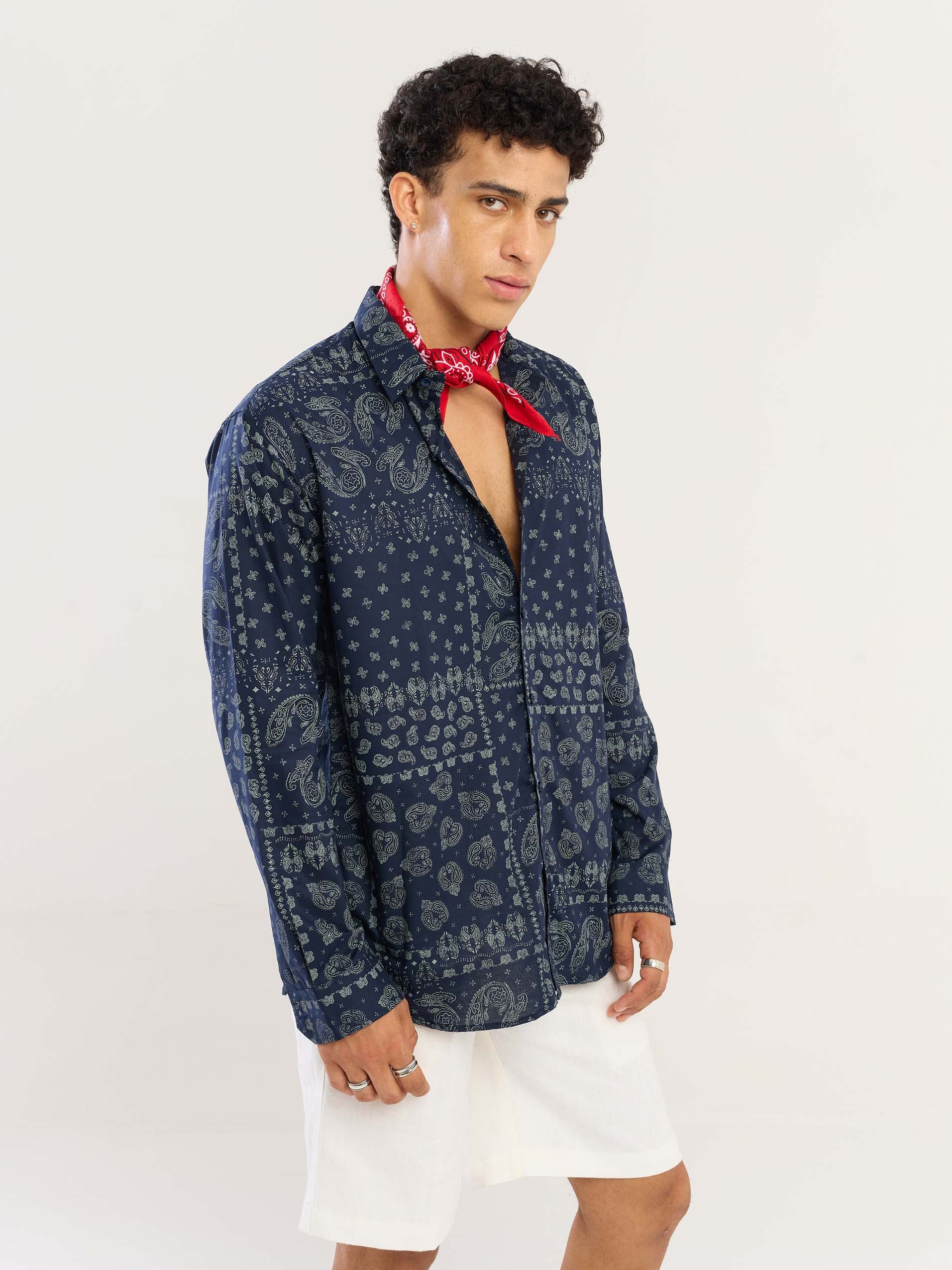 Bandana Printed Shirt - Image 3