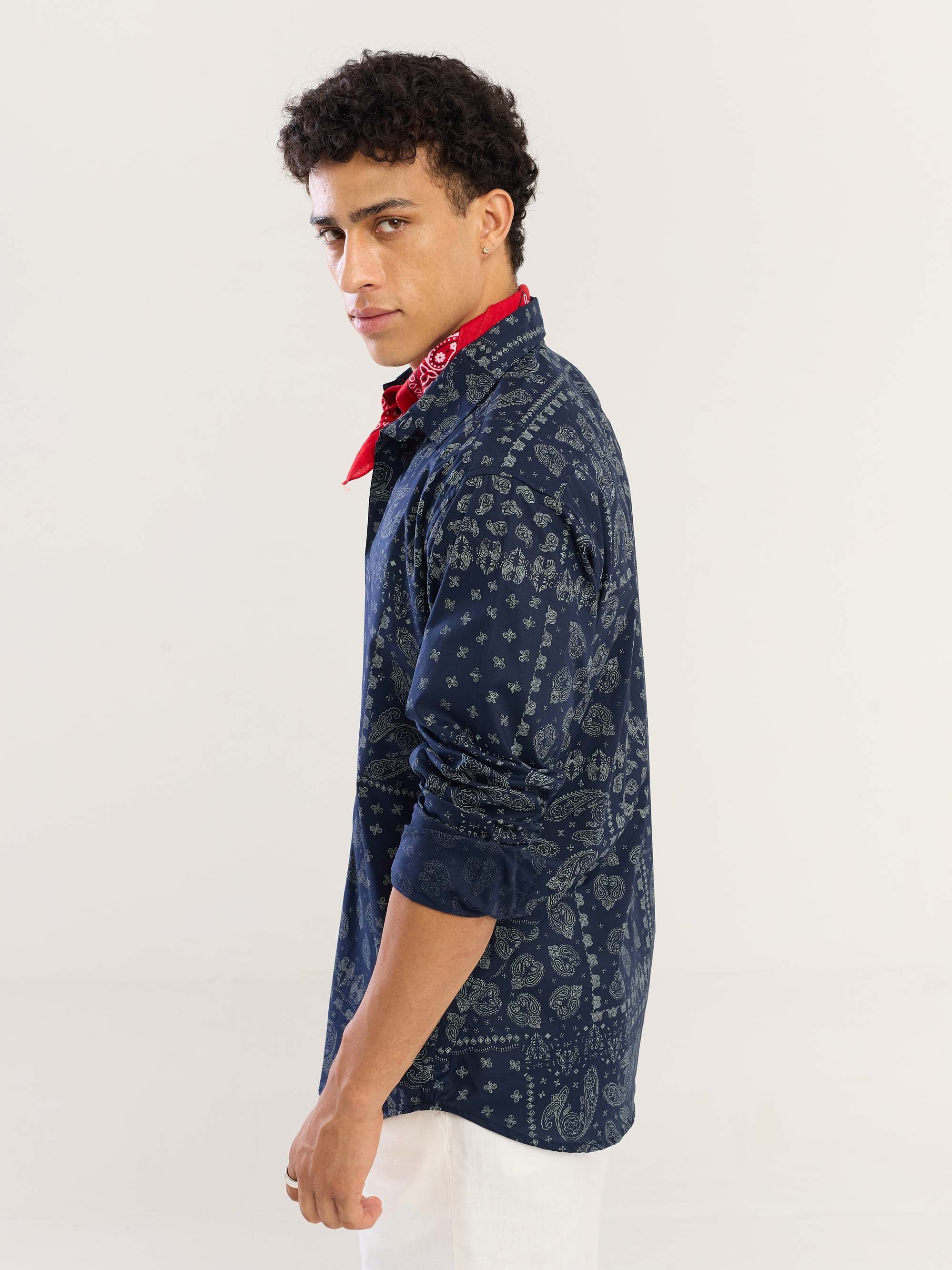 Bandana Printed Shirt - Image 4