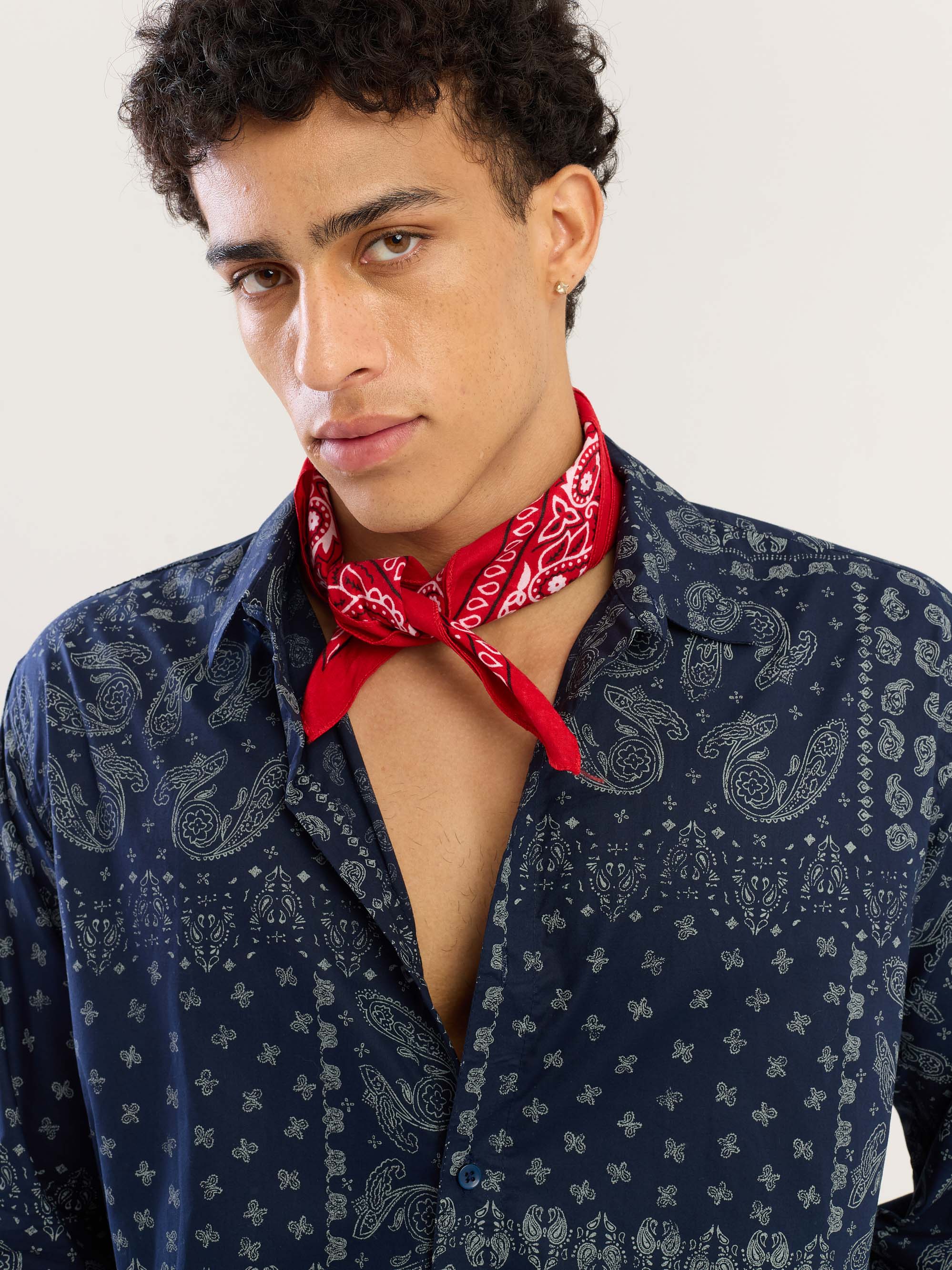 Bandana Printed Shirt - Image 5