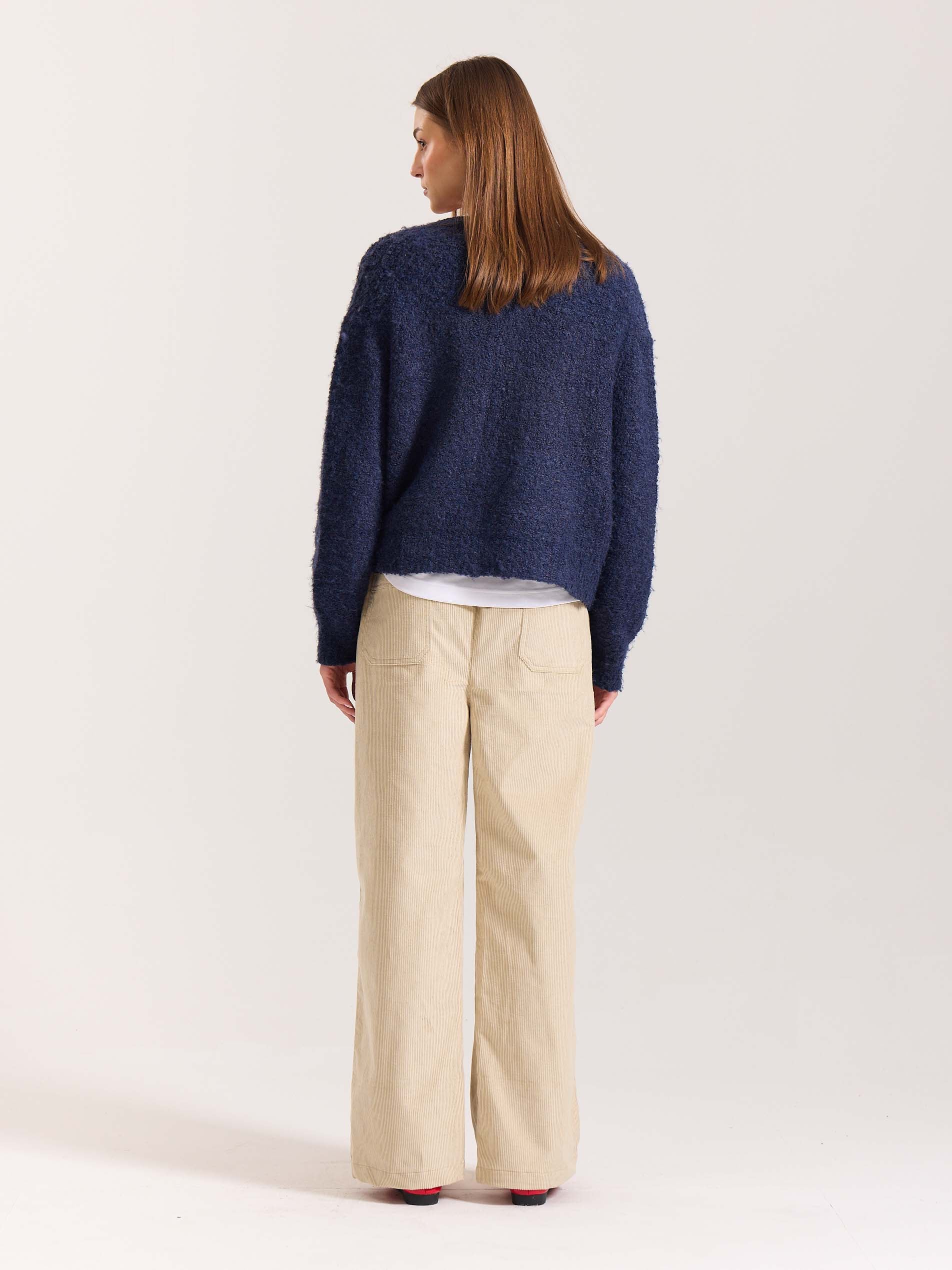 Beige Corduroy Pull-on Pants - Image 6
