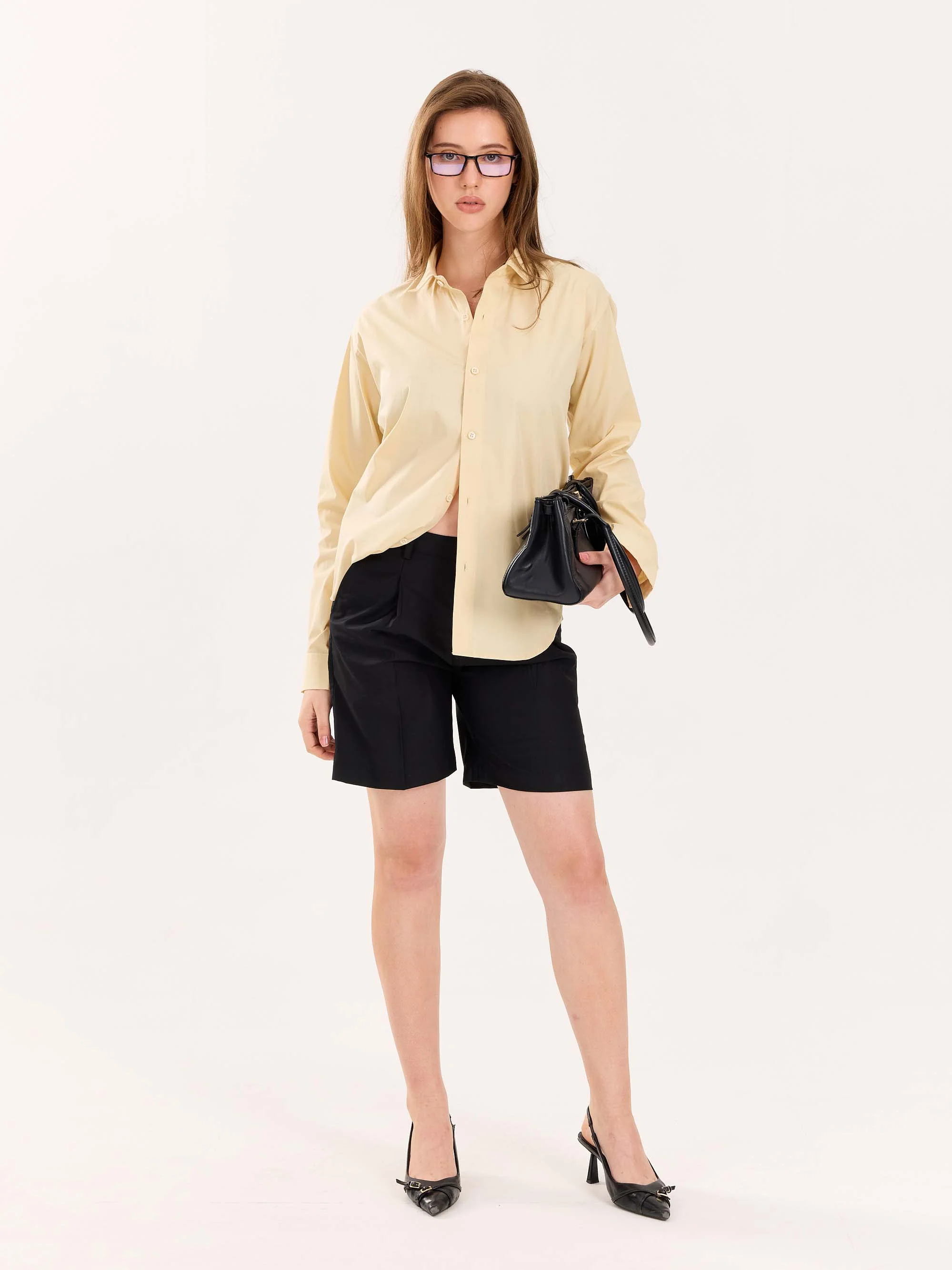 Beige Poplin Shirt - Image 3