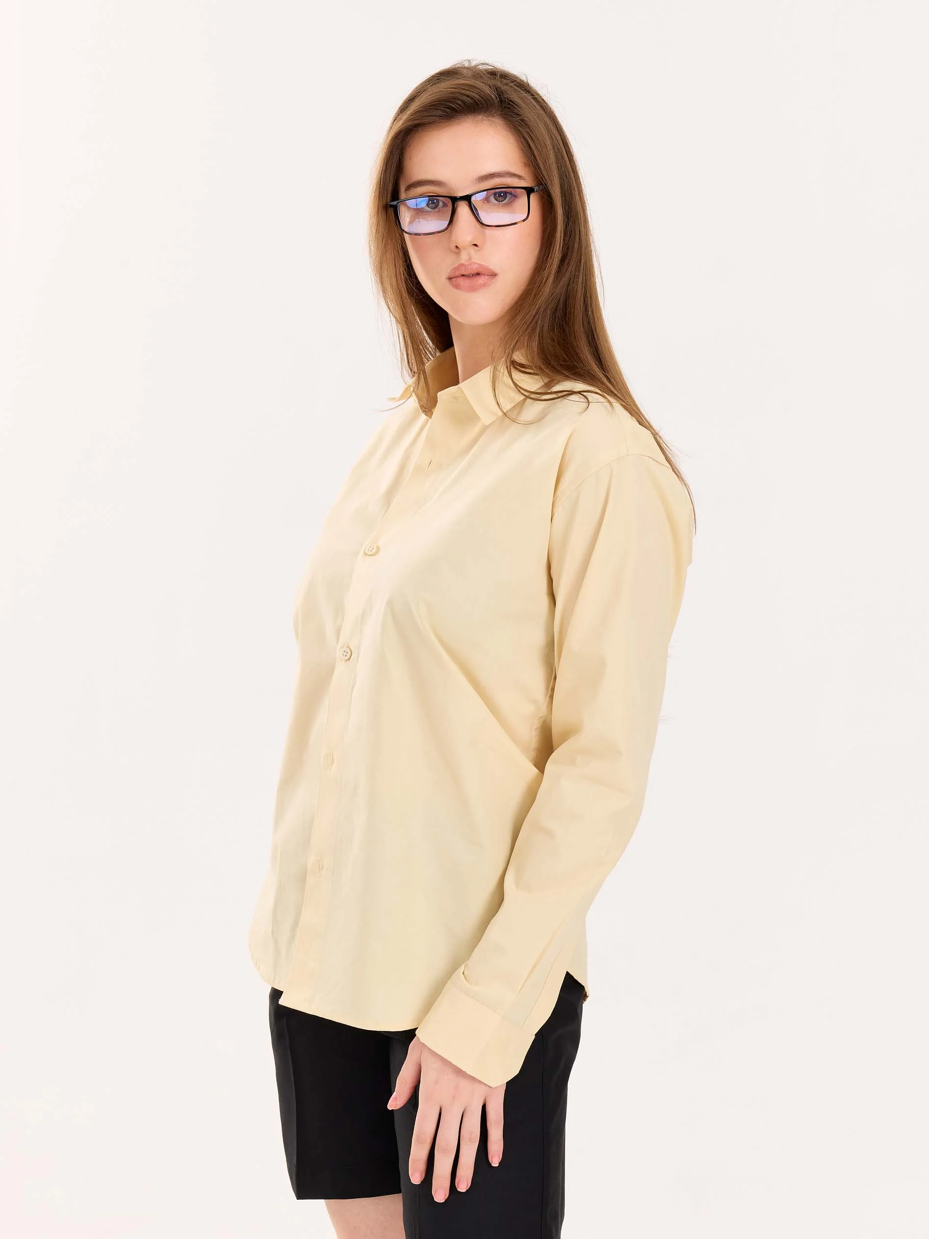 Beige Poplin Shirt - Image 7