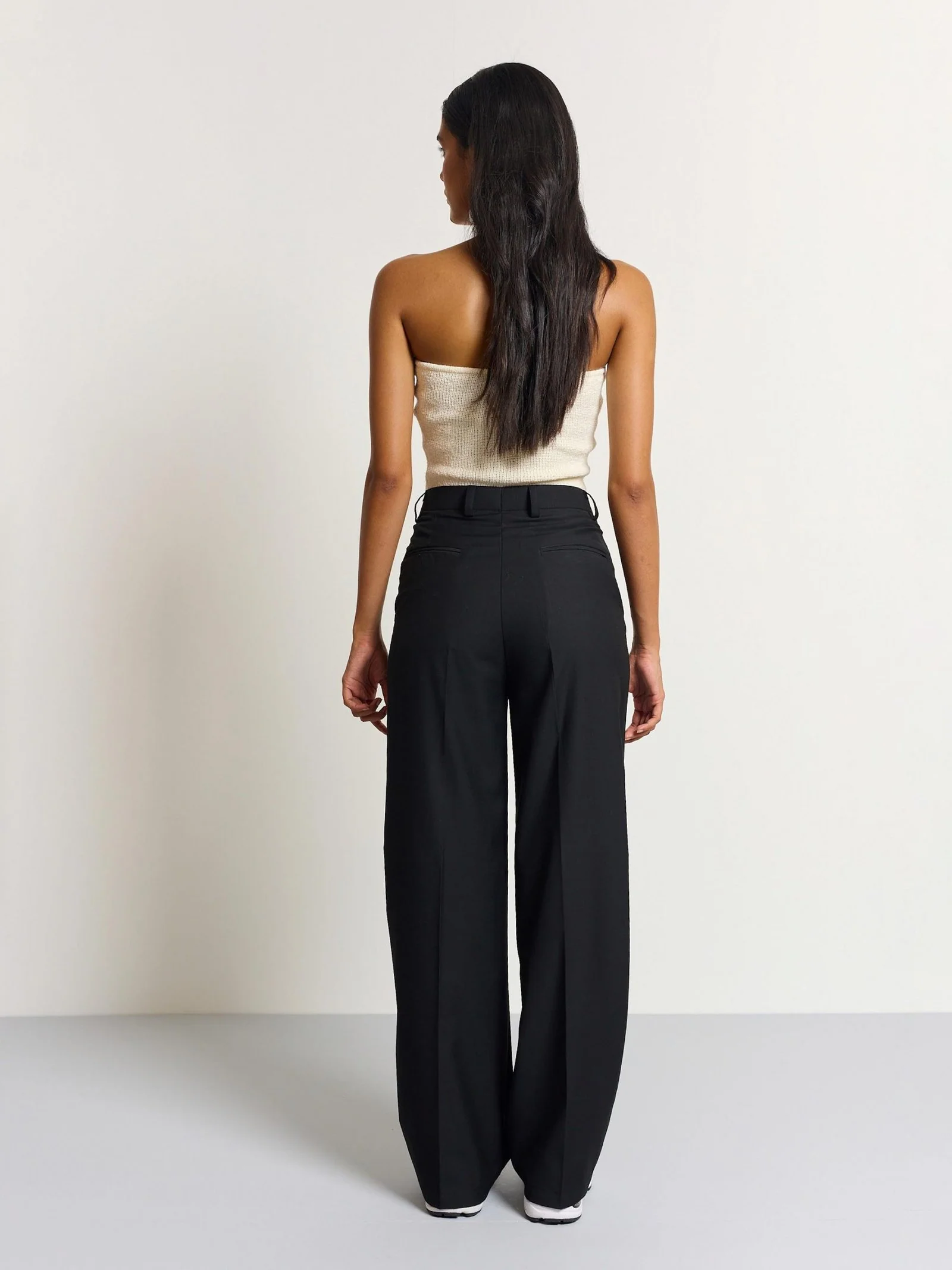 Black Baggy Fit Trousers - Image 4