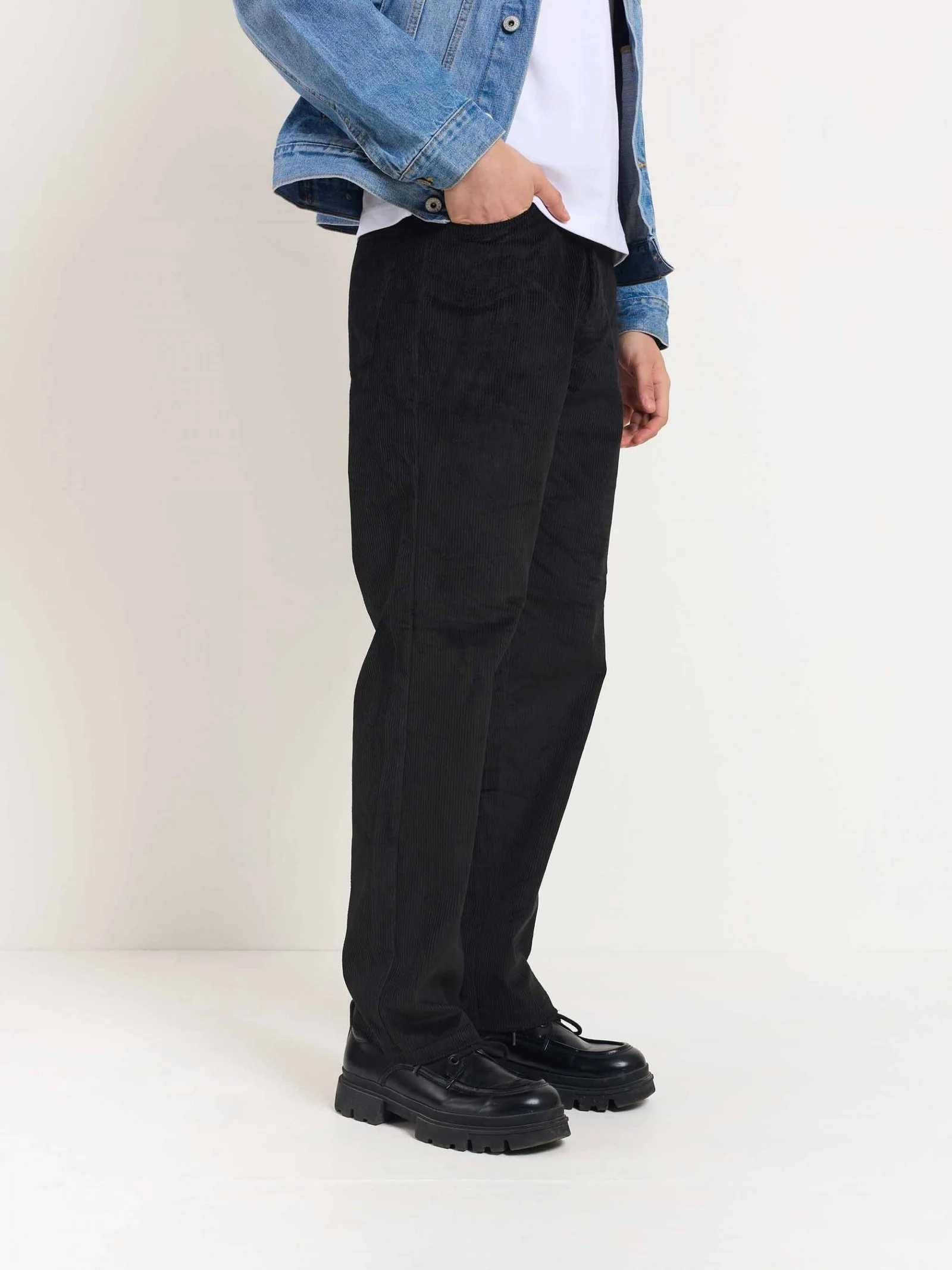 Black Corduroy Trousers - Image 6