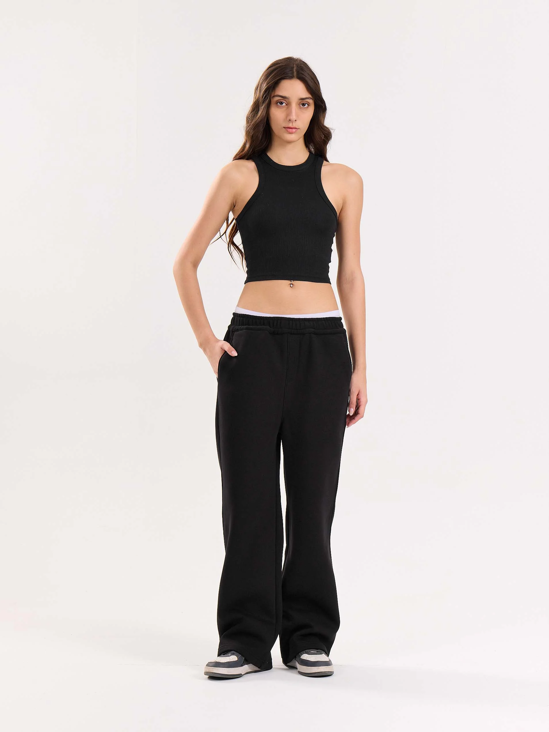 Black Fleece Sweatpants - Image 3