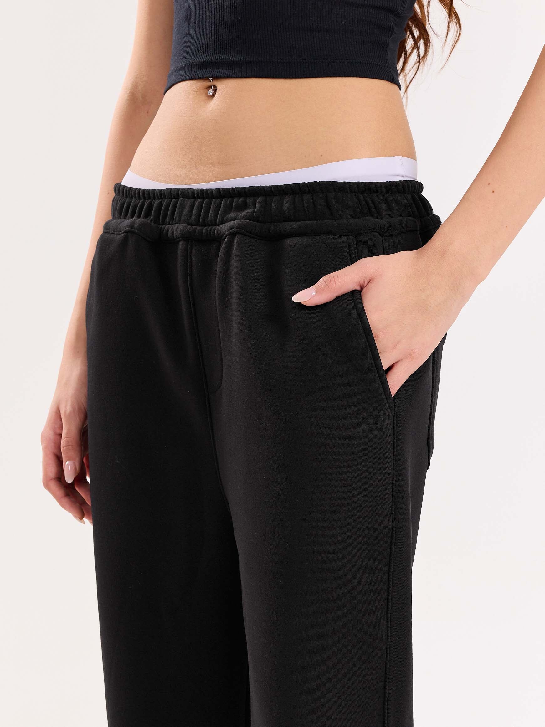 Black Fleece Sweatpants - Image 6