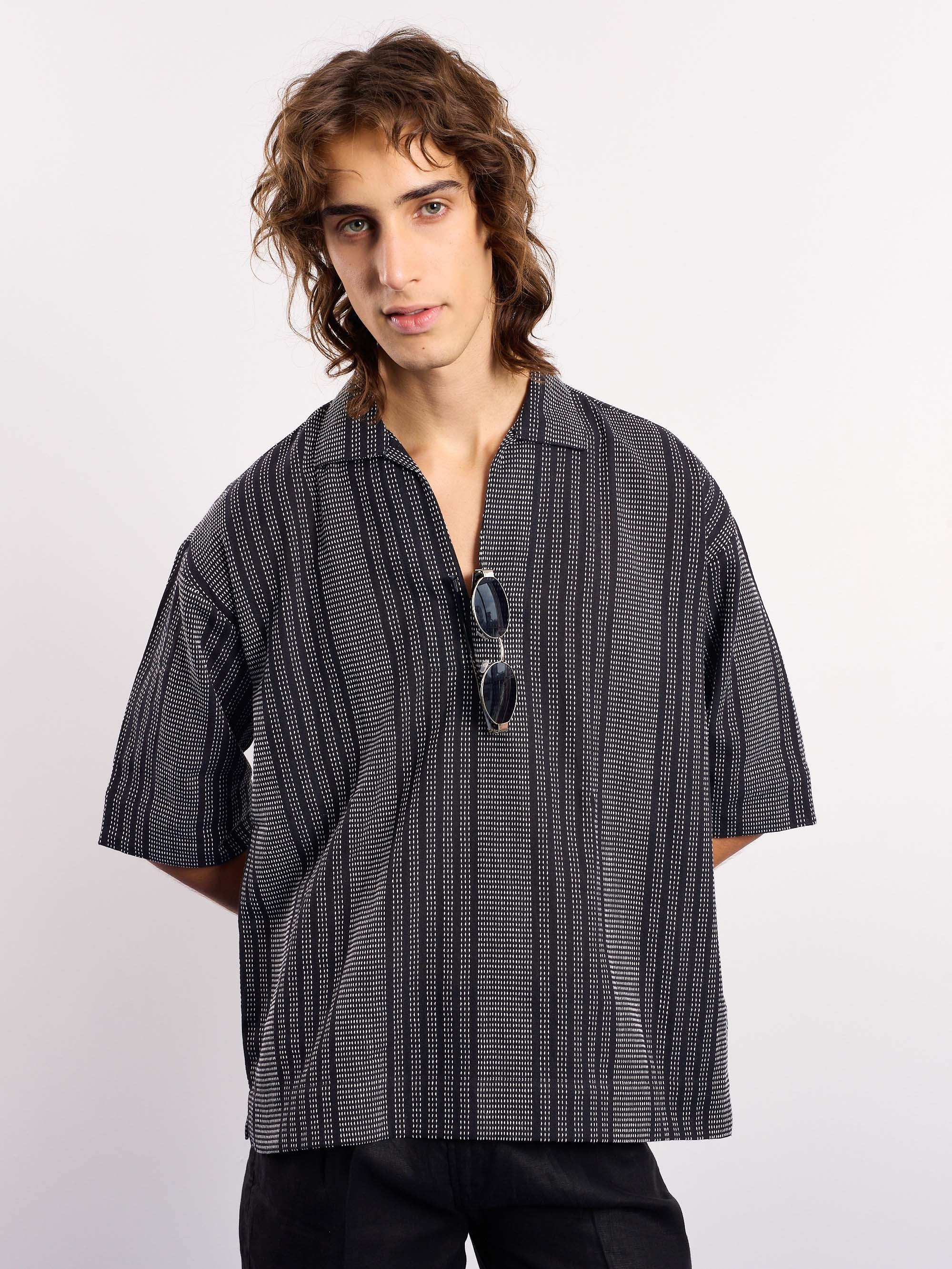 Black Kantha Pullover - Image 3