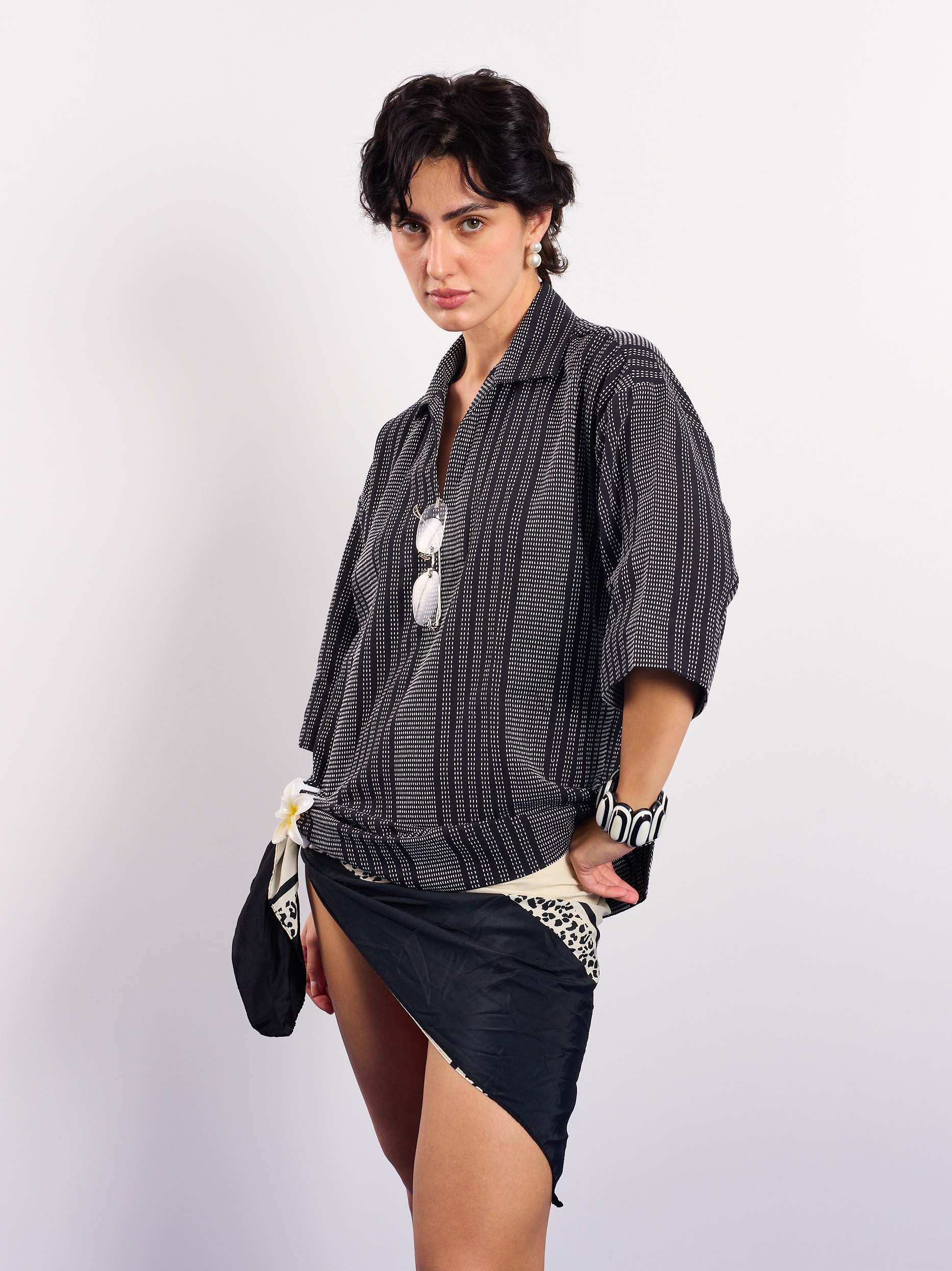 Black Kantha Pullover - Image 6
