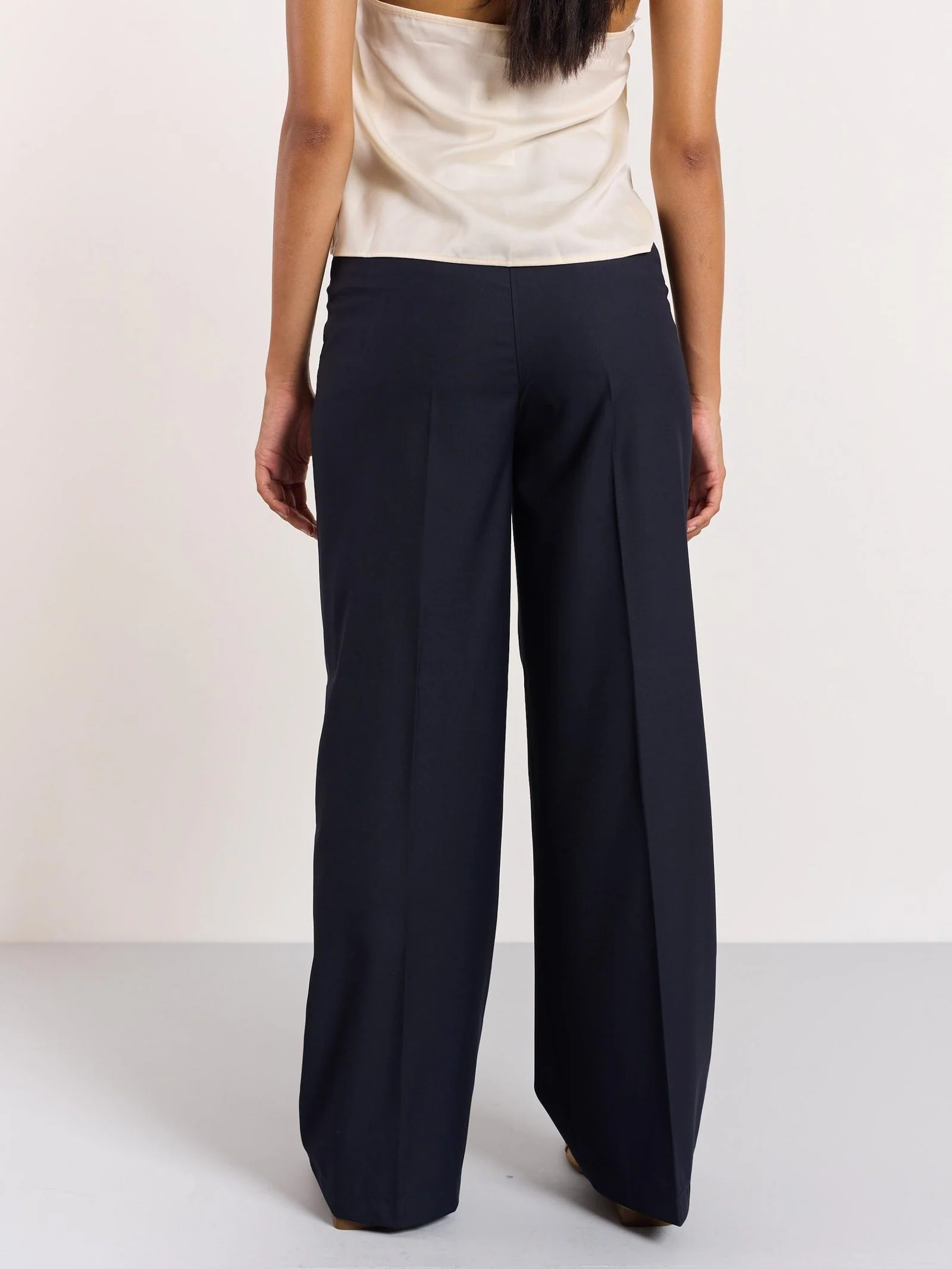 Blue Baggy Fit Trousers - Image 4