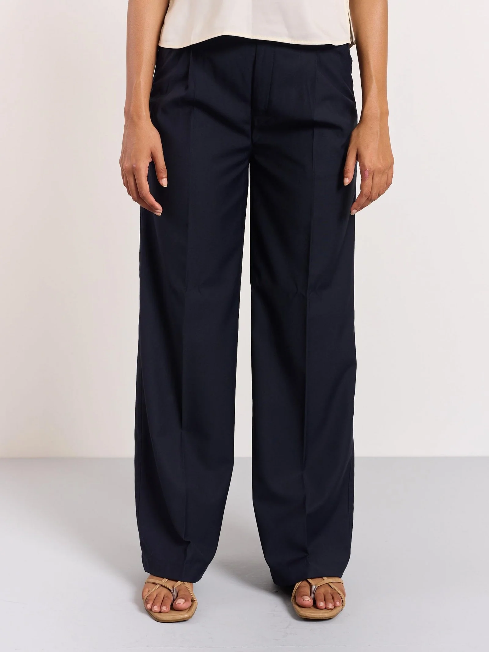 Blue Baggy Fit Trousers - Image 7