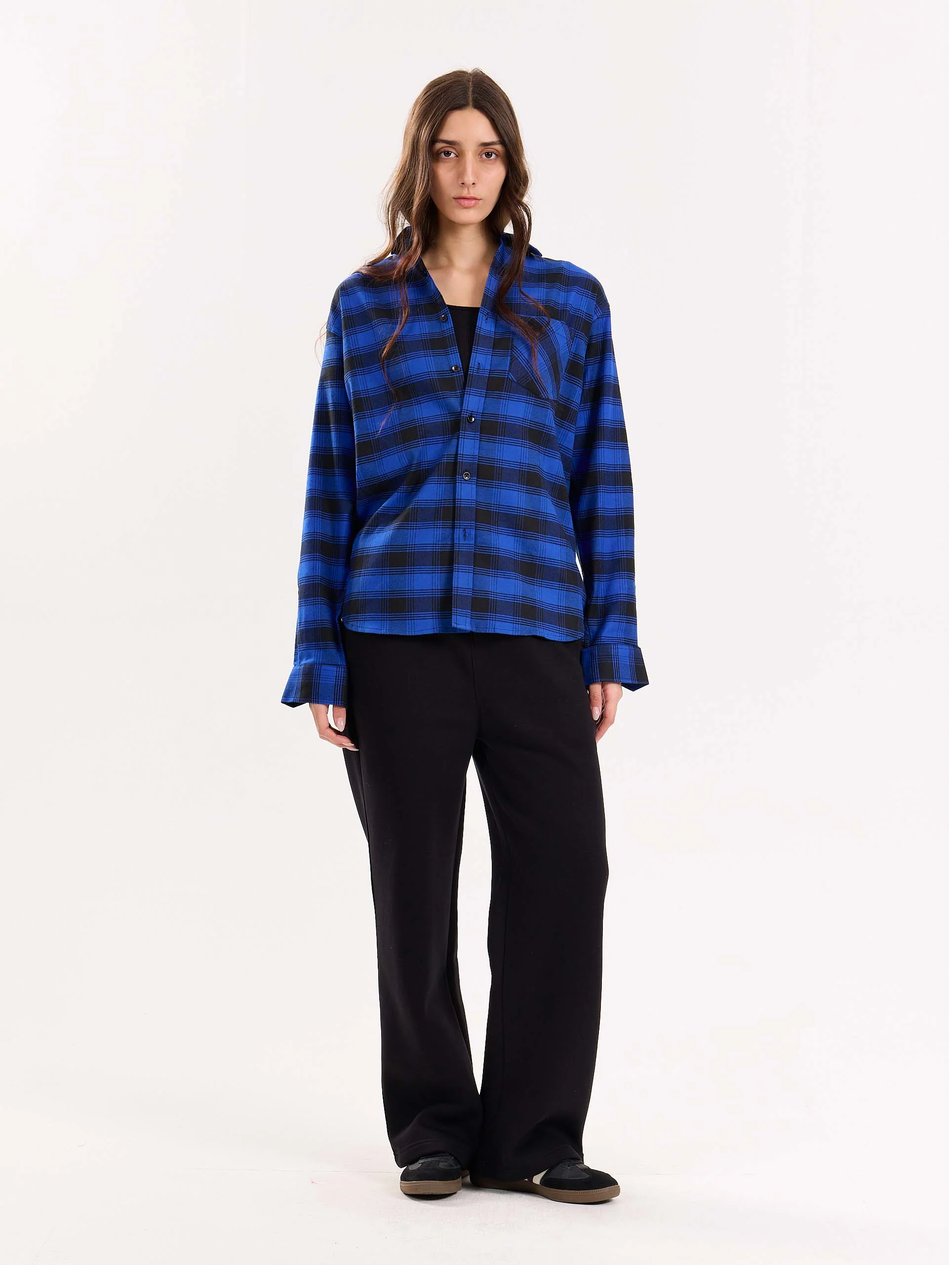 Blue Flannel Overshirt - Image 3
