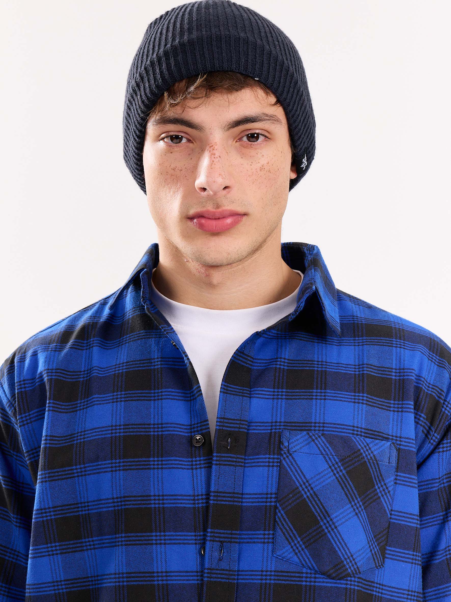 Blue Flannel Overshirt - Image 5