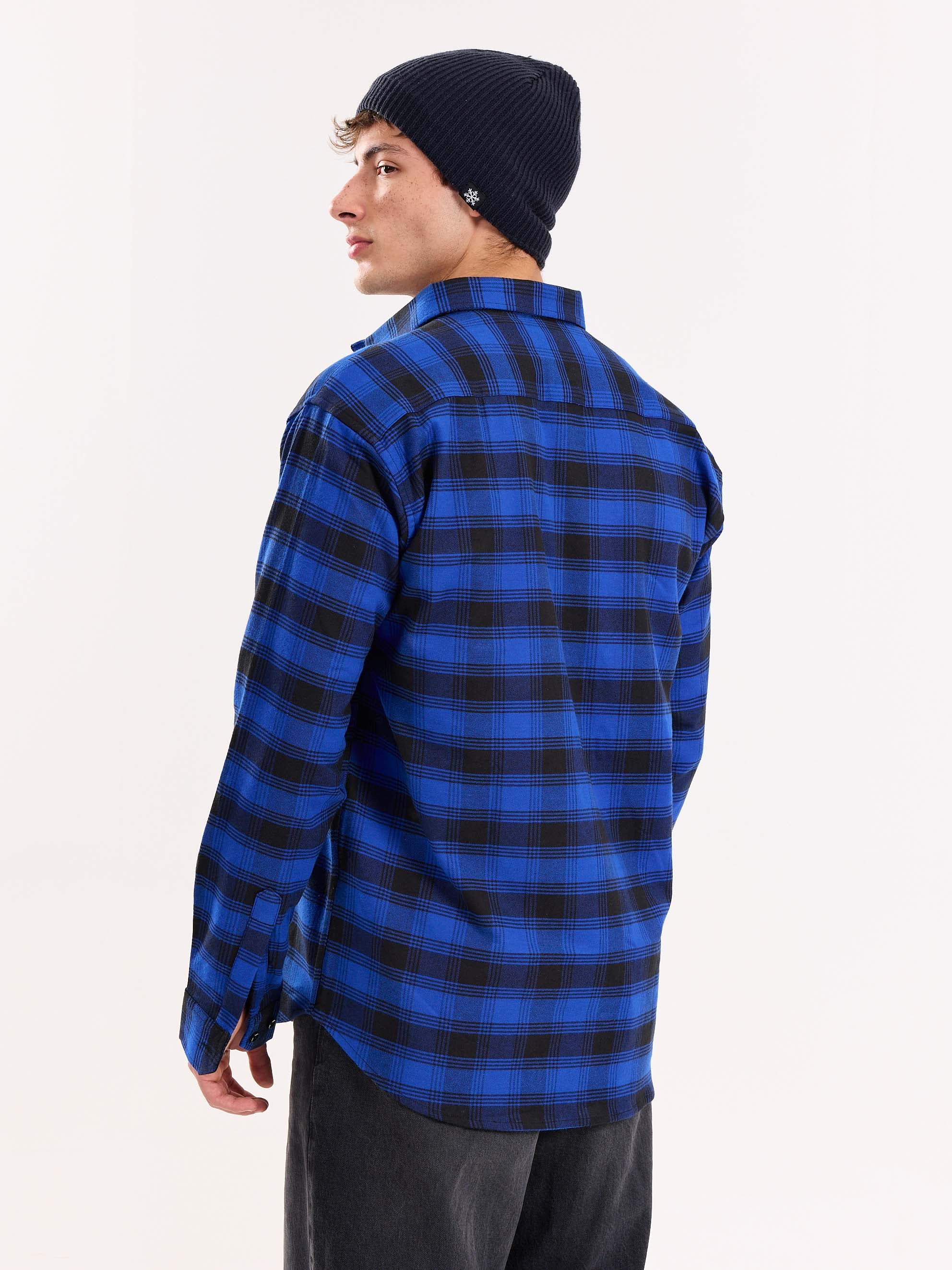 Blue Flannel Overshirt - Image 8
