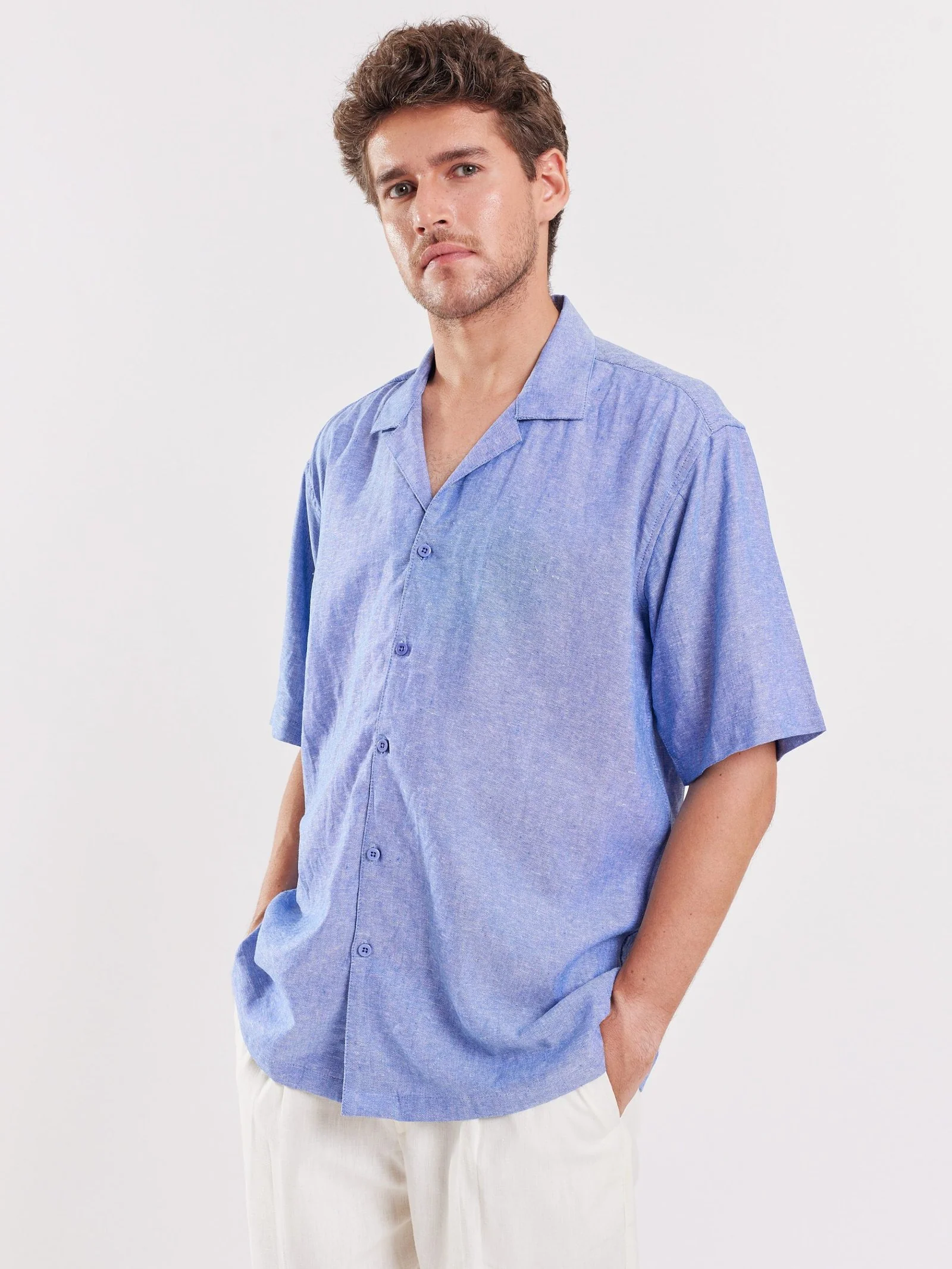 Blue Resort Shirt - Image 3