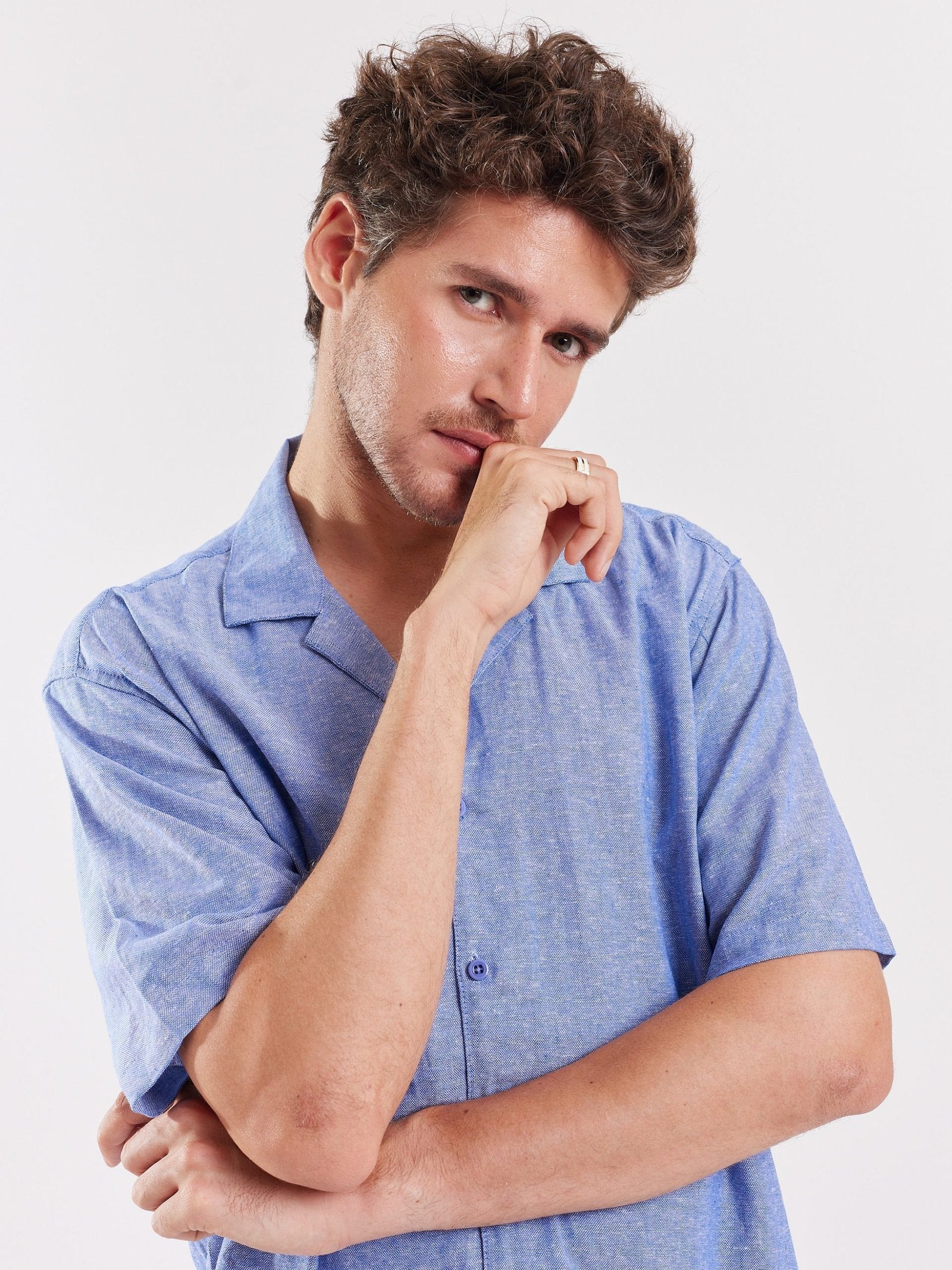 Blue Resort Shirt - Image 4