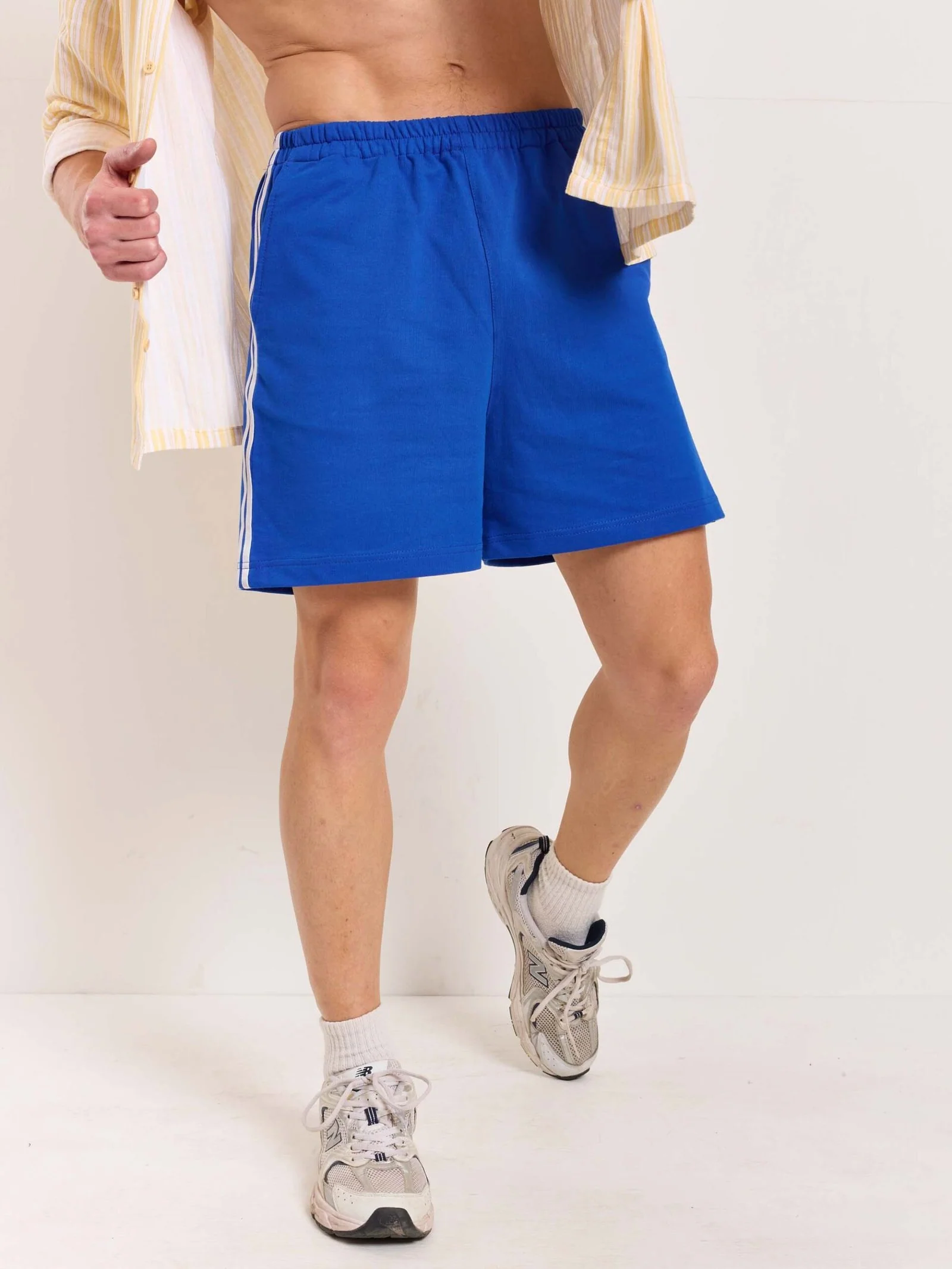 Blue Terry Shorts - Image 3
