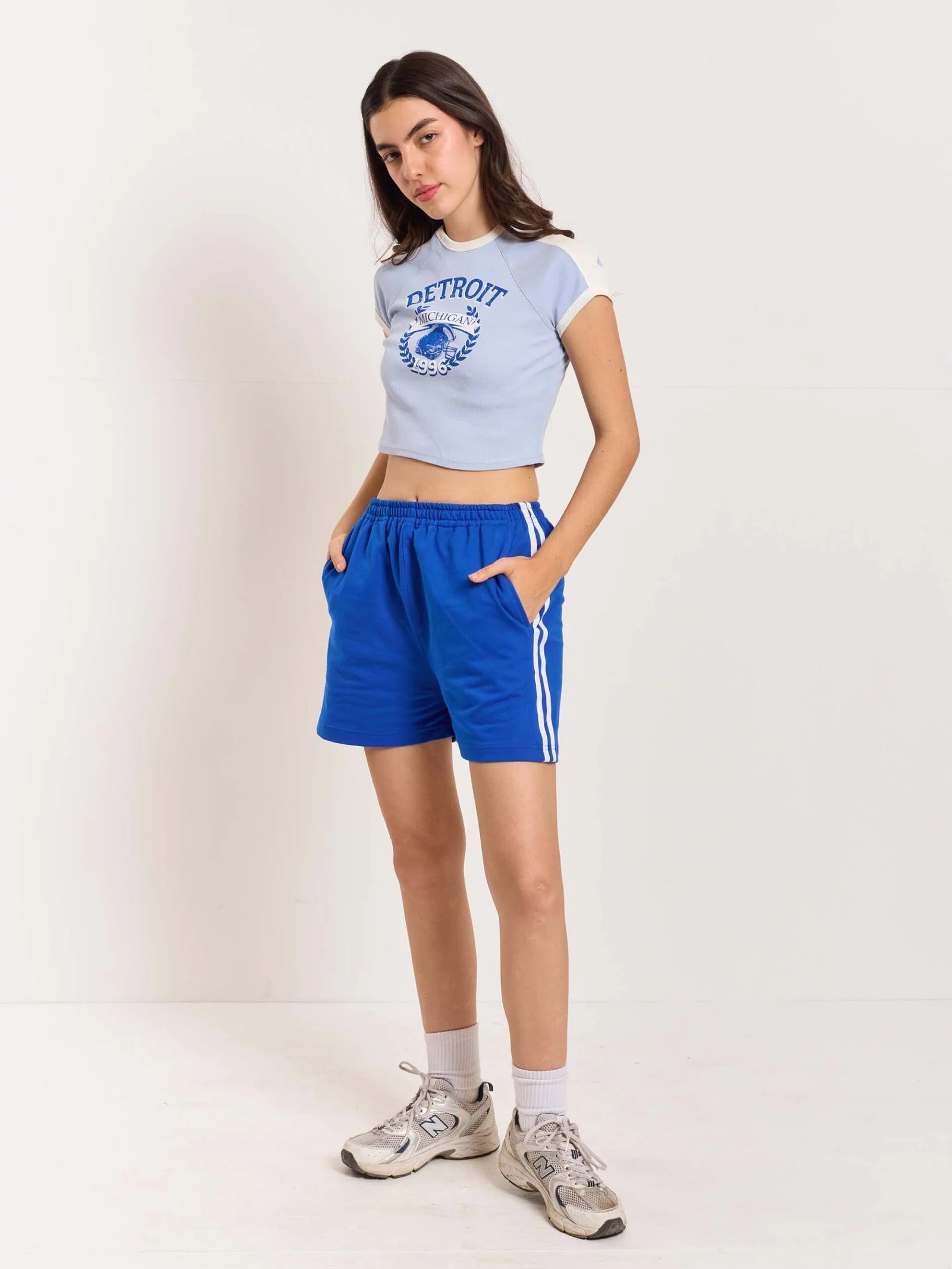 Blue Terry Shorts - Image 4