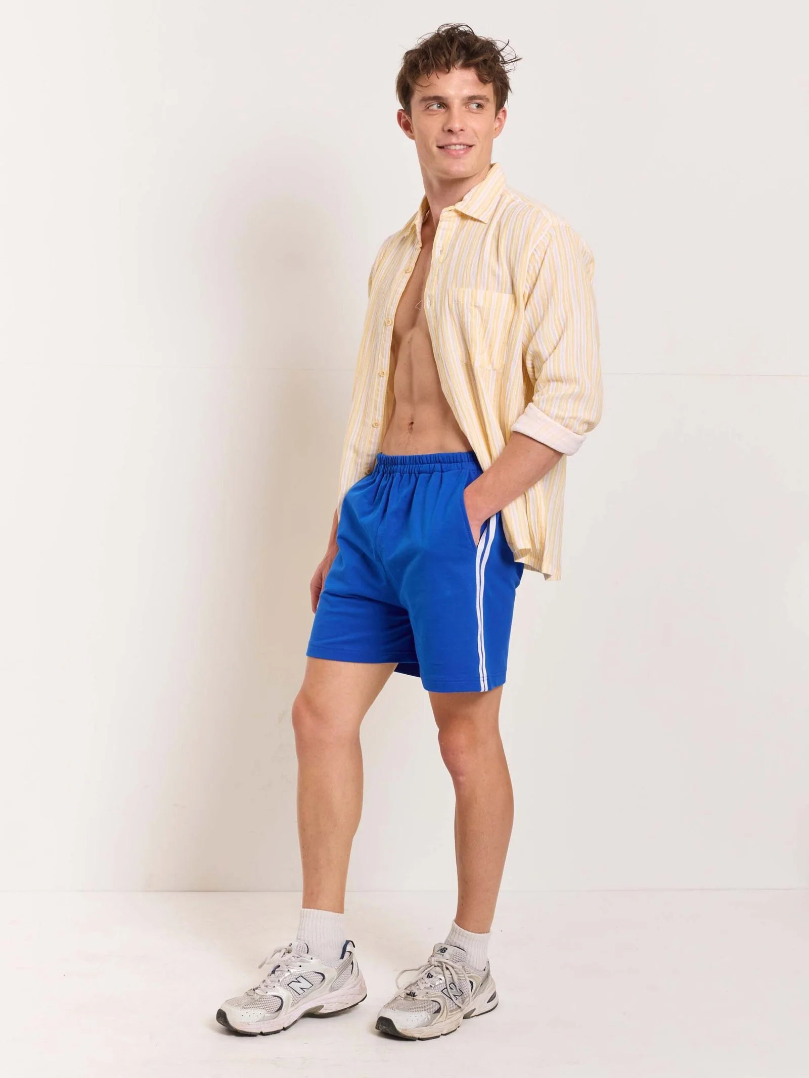 Blue Terry Shorts - Image 6