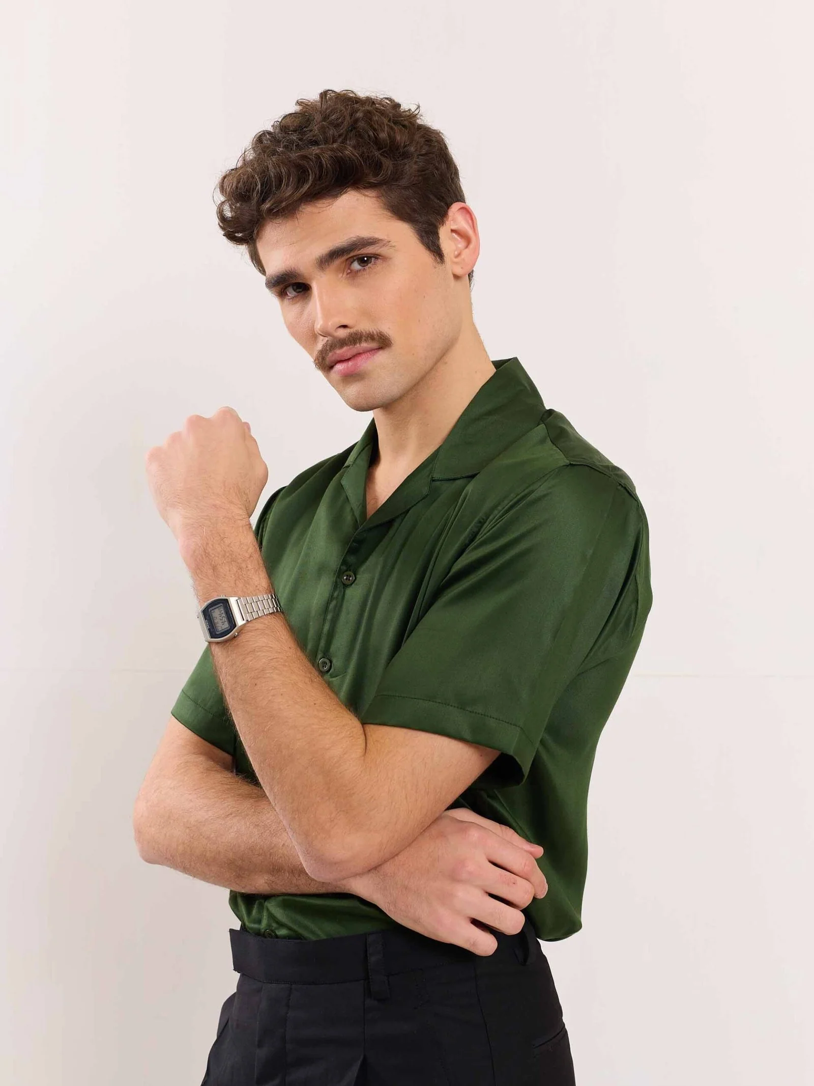 Bottle Green Resort Shirt - Image 3