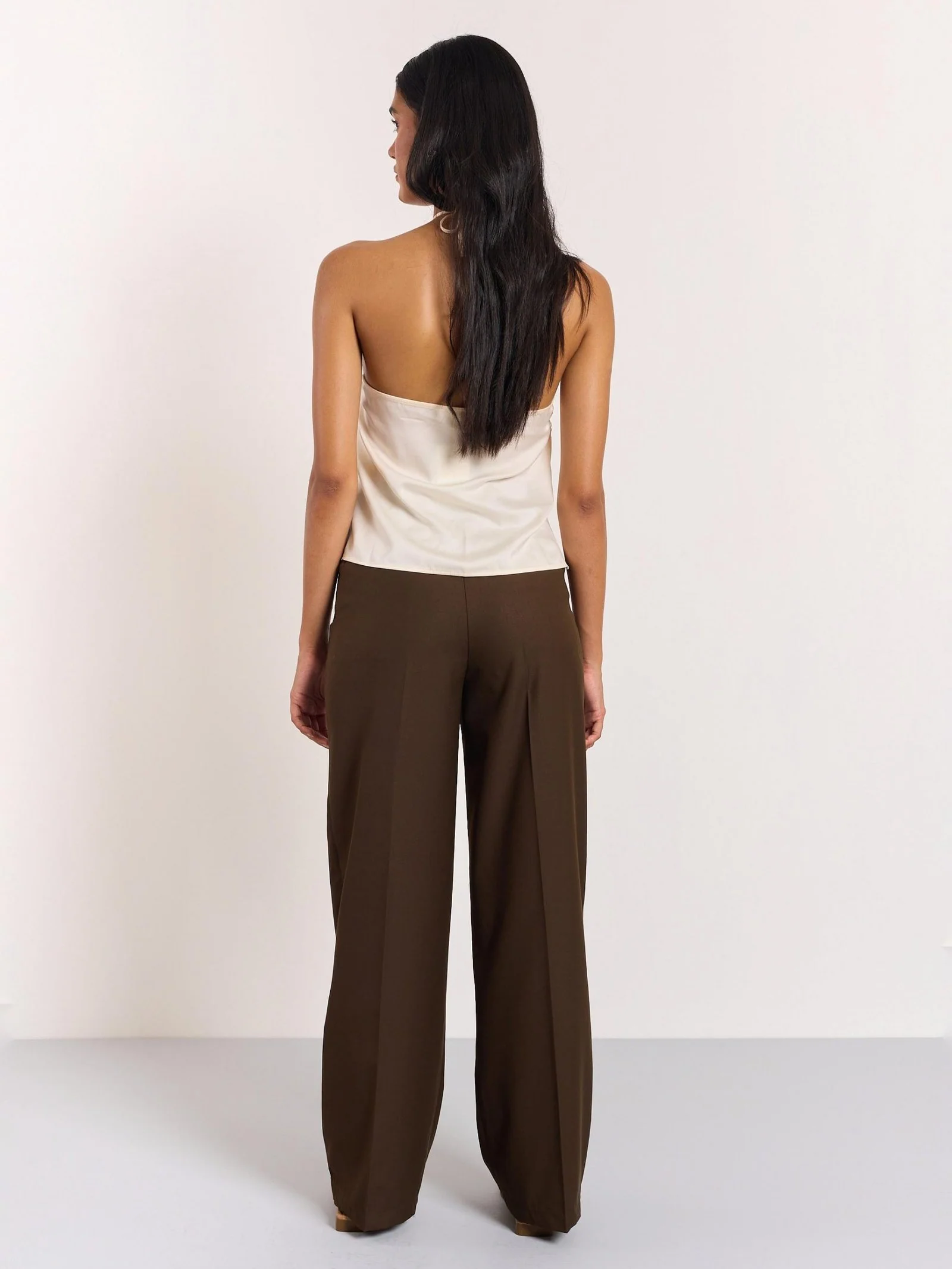 Brown Baggy Fit Trousers - Image 4