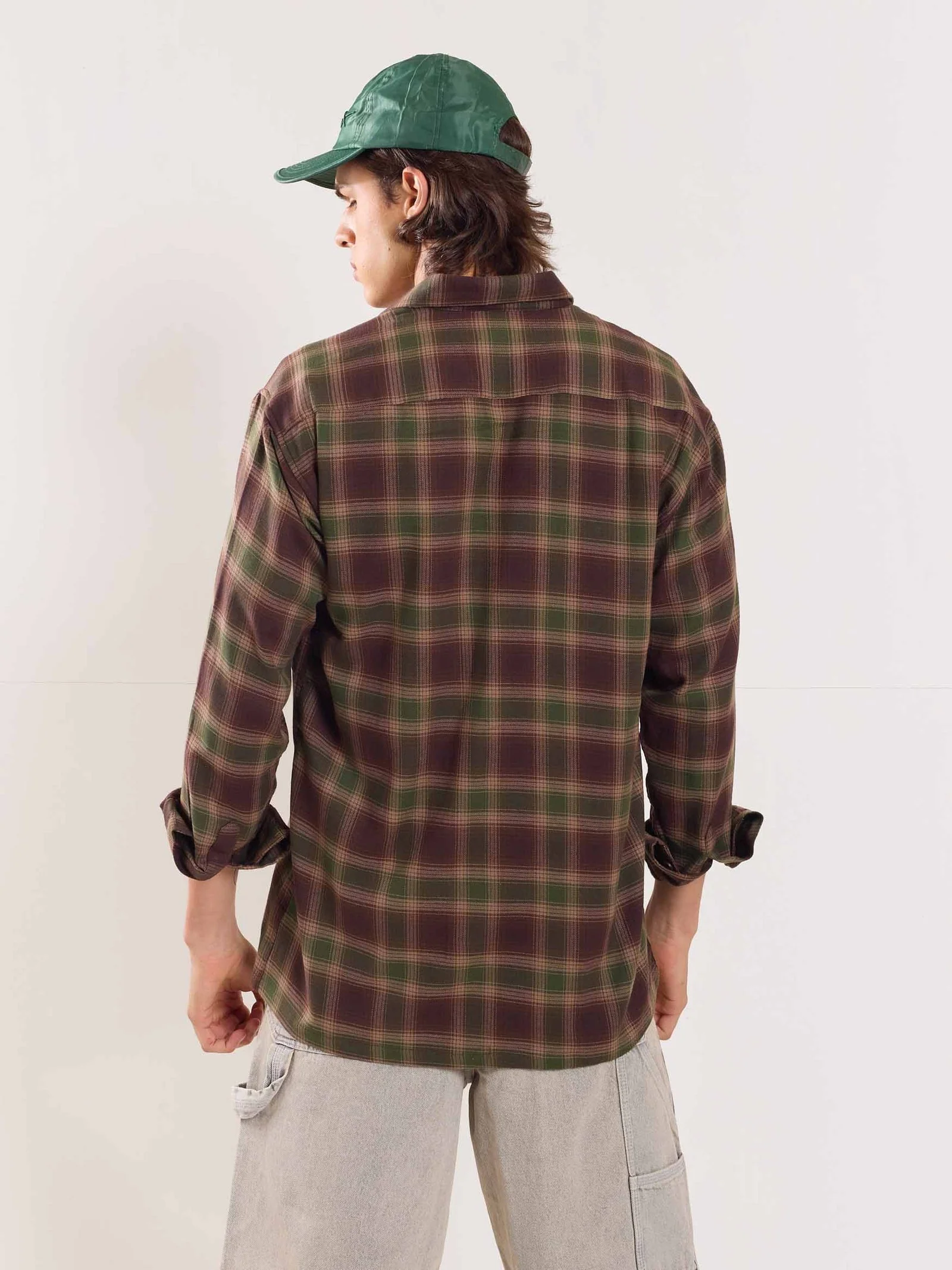 Brown Flannel Overshirt - Image 6