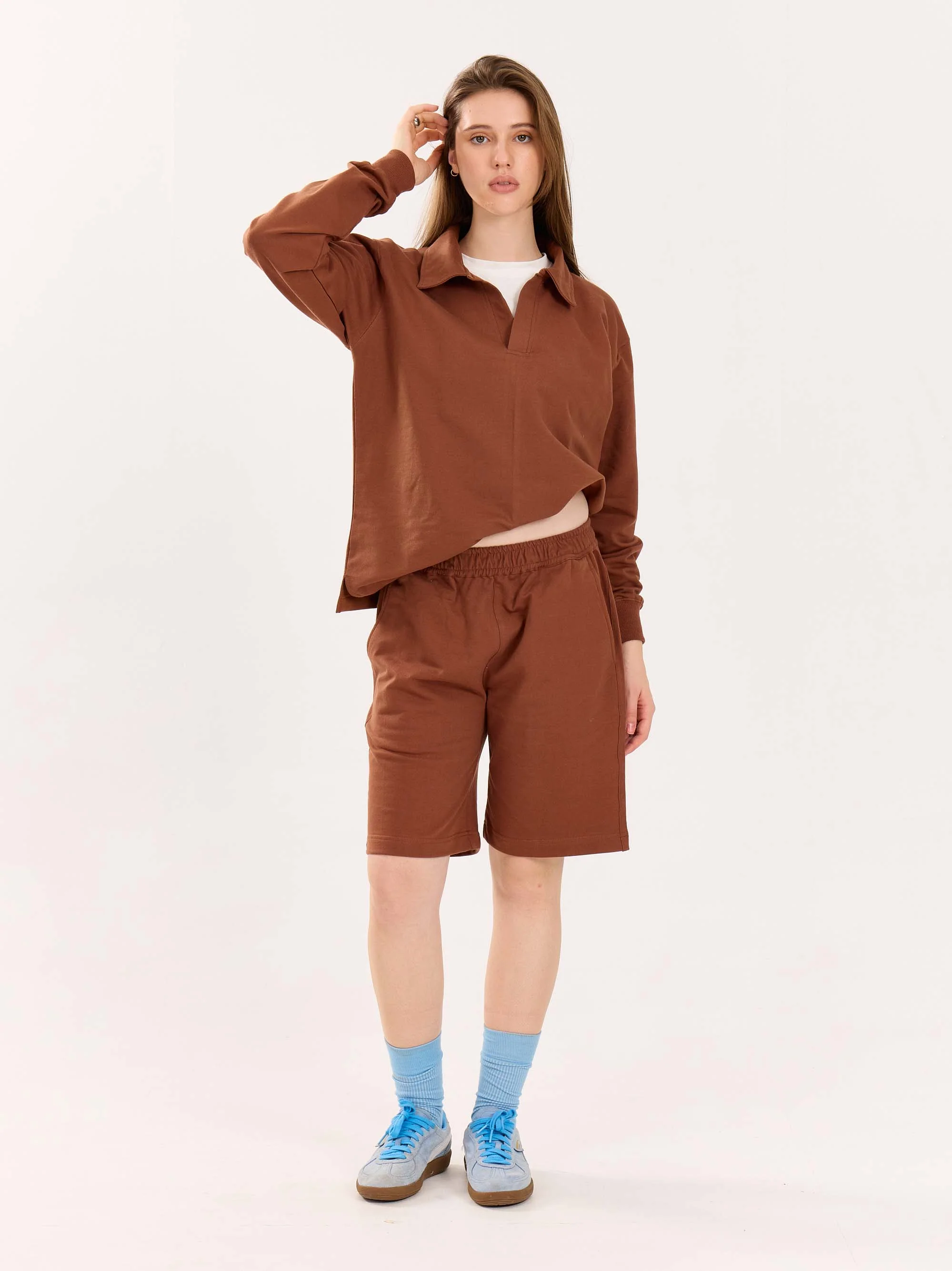 Brown Sweatshorts - Image 5