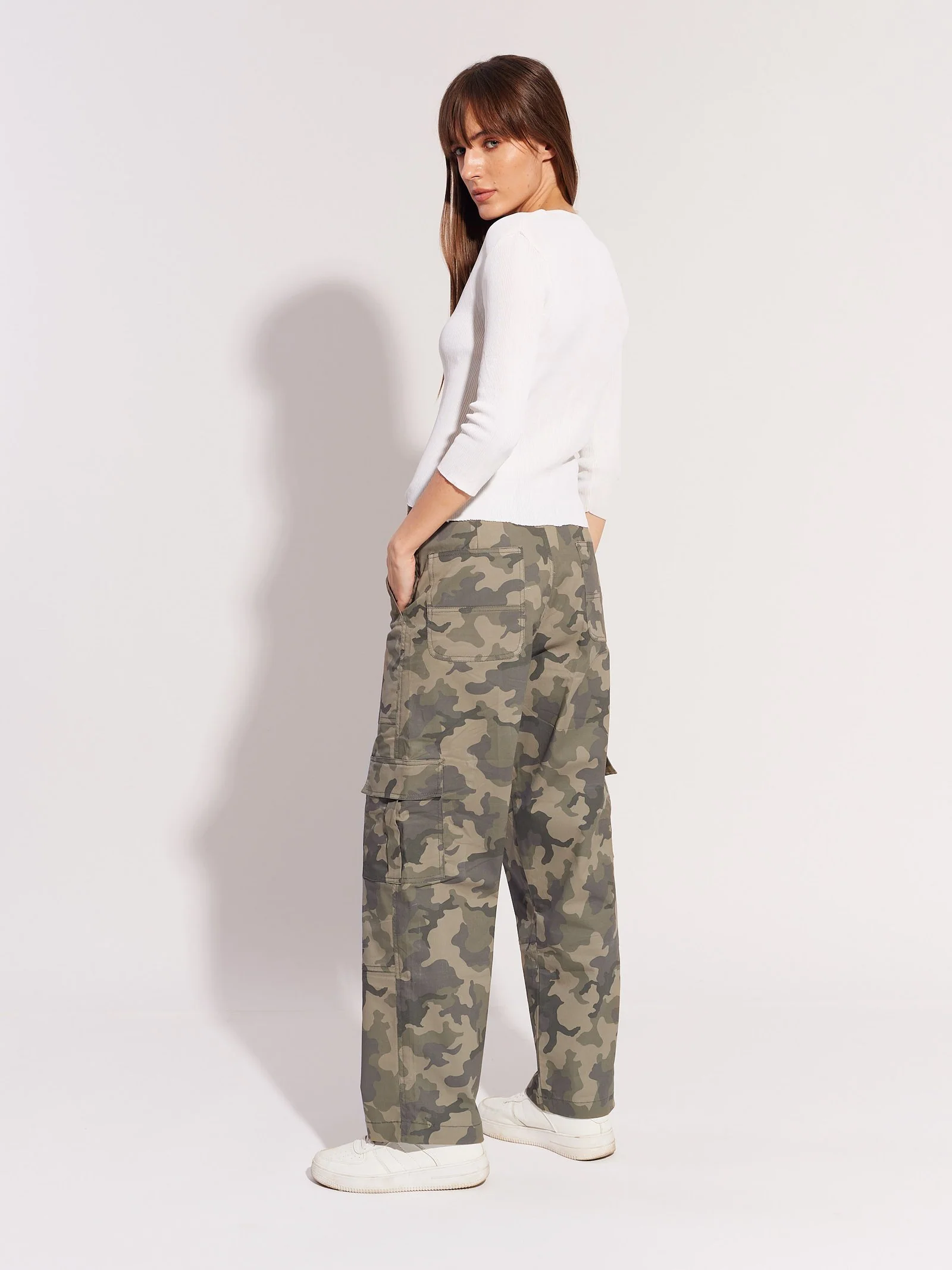 Camo Cargo Trousers - Image 5