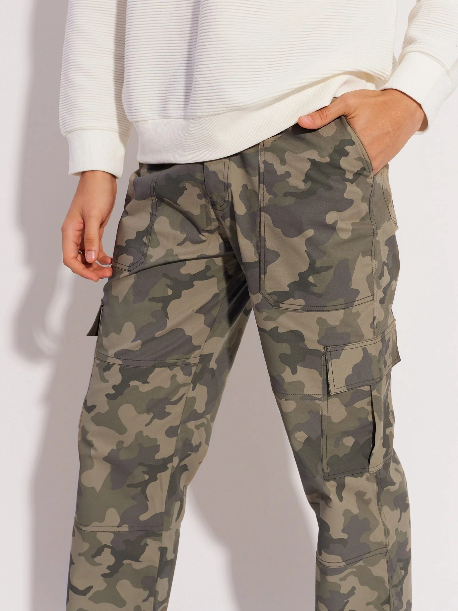 Camo Cargo Trousers - Image 6