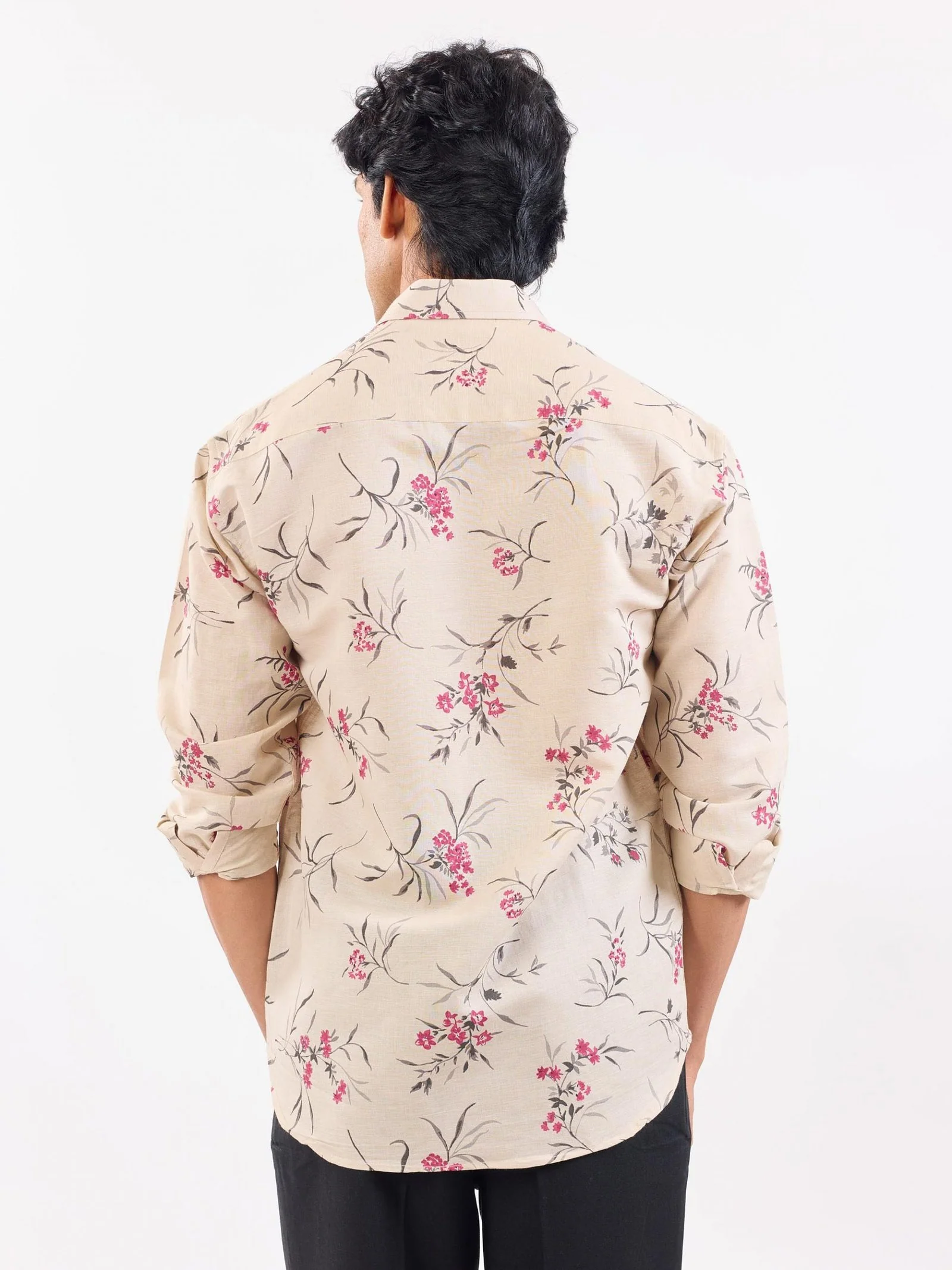 Cherry Blossom - Linen Shirt - Image 6
