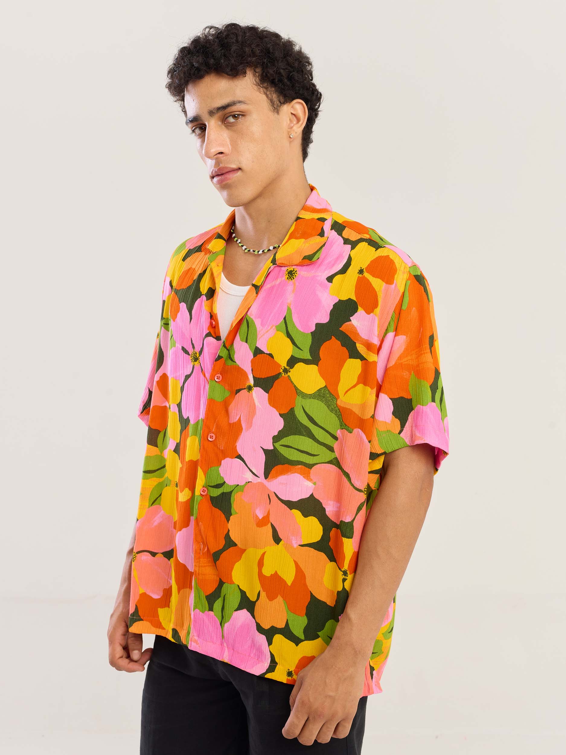 Citrus Bloom Wrinkled Shirt - Image 5
