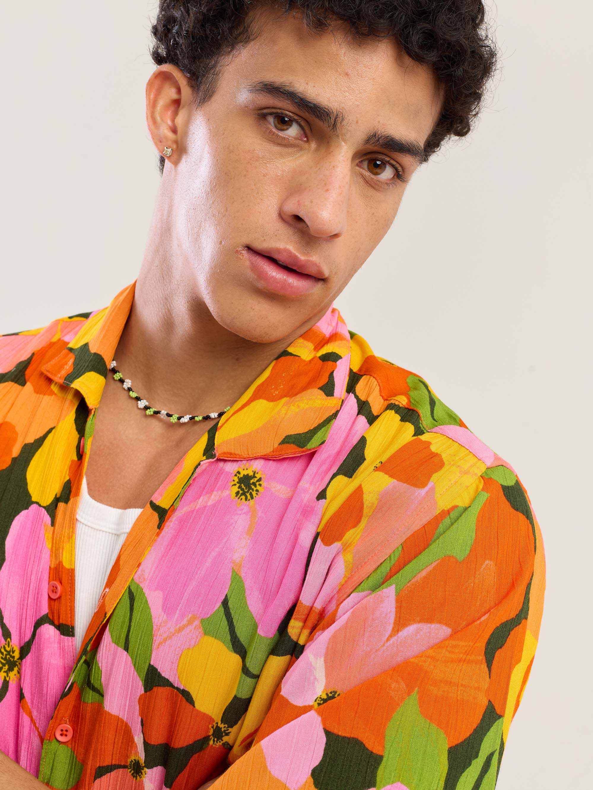 Citrus Bloom Wrinkled Shirt - Image 7
