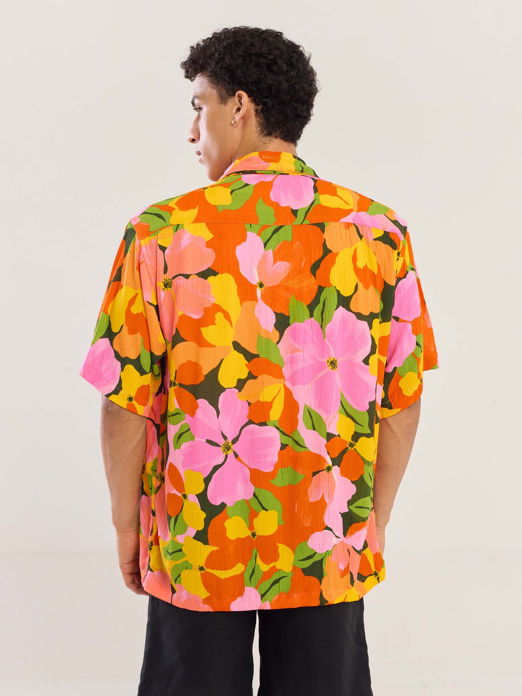 Citrus Bloom Wrinkled Shirt - Image 8