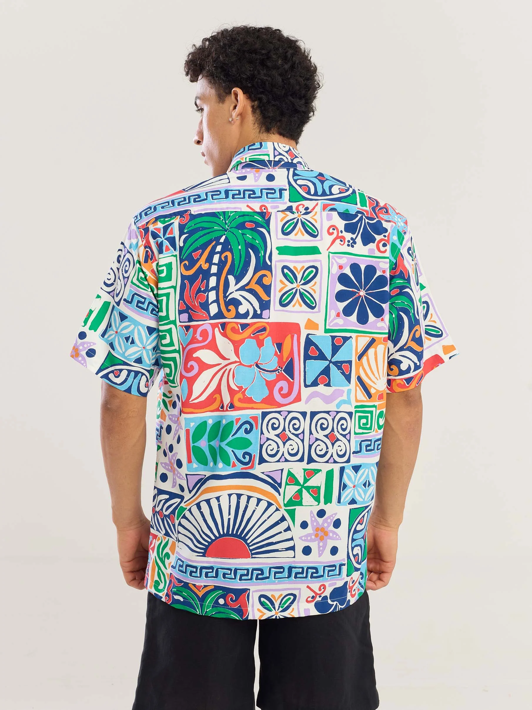 Coastal Tide Printed Shirt - Image 8