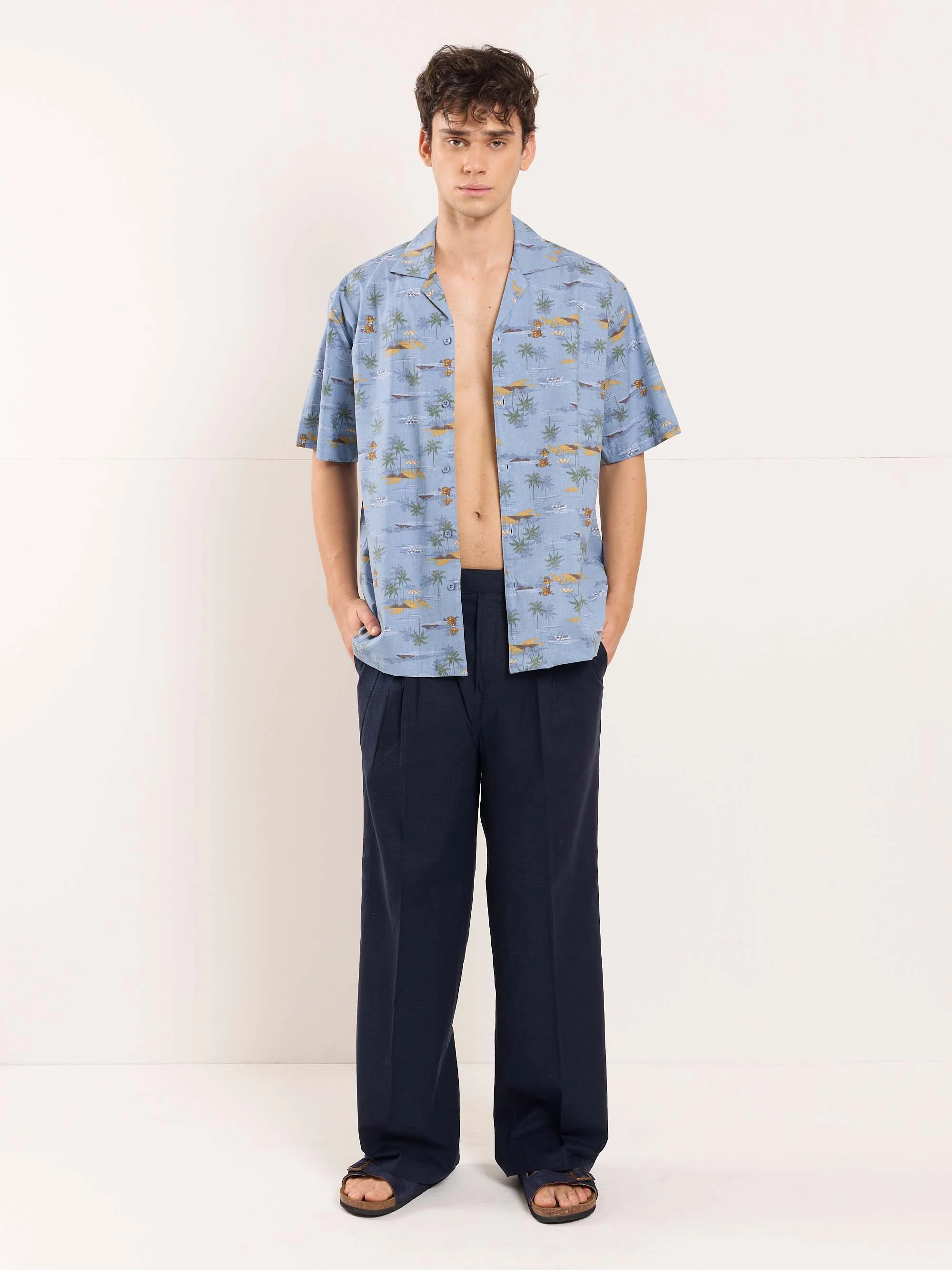 Coastline Chambray Printed Shirt - Image 2