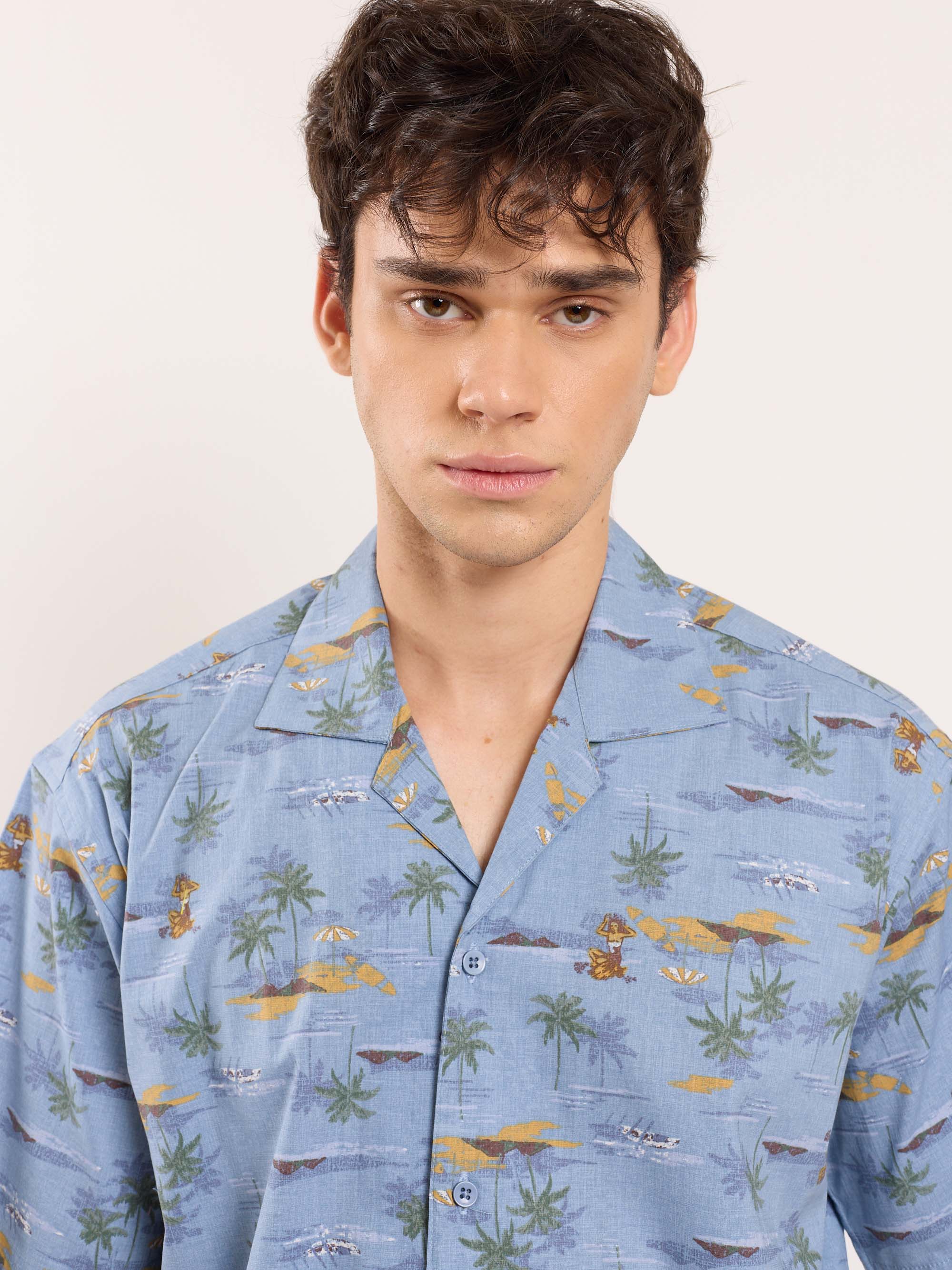 Coastline Chambray Printed Shirt - Image 3