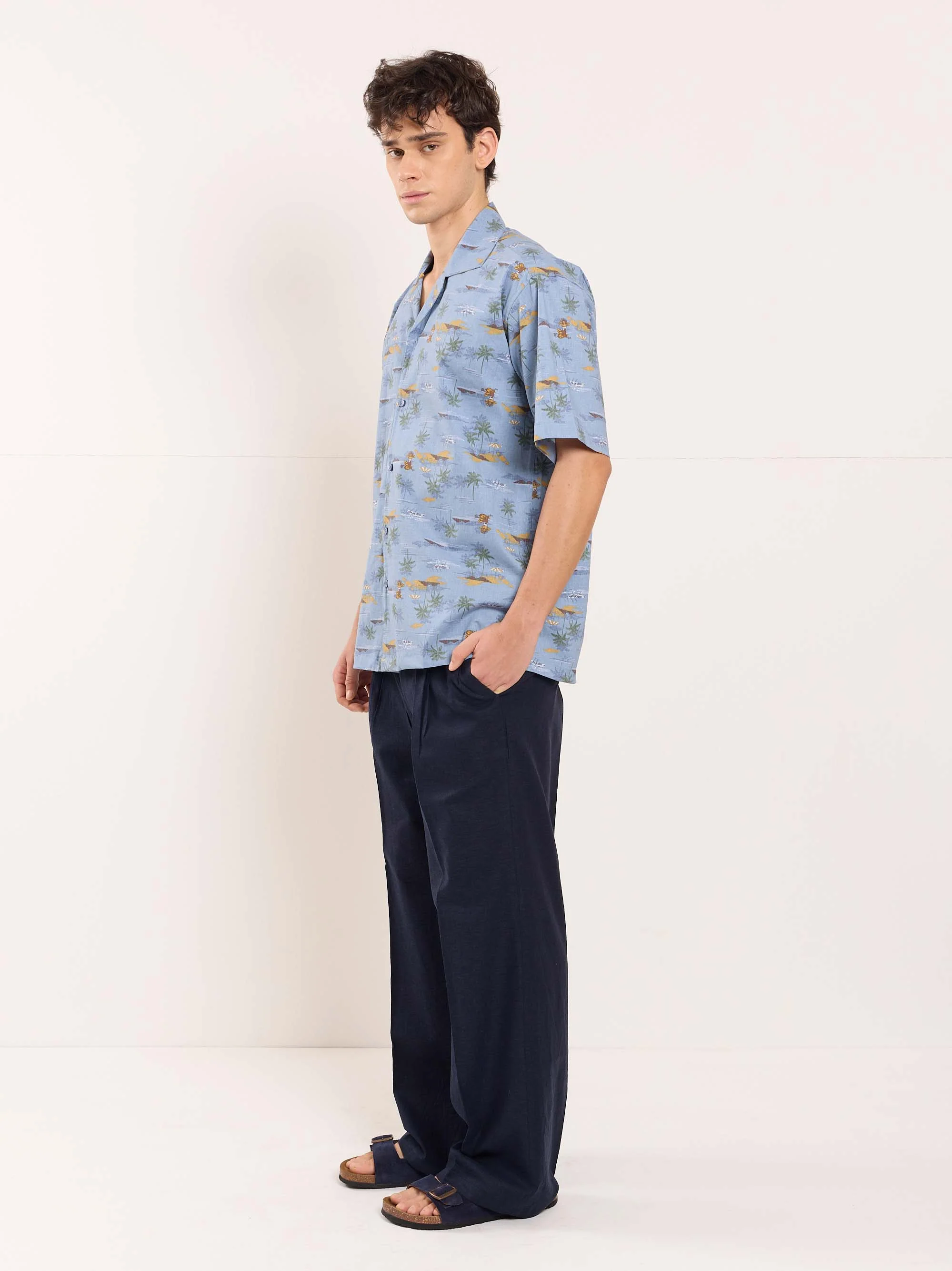 Coastline Chambray Printed Shirt - Image 5
