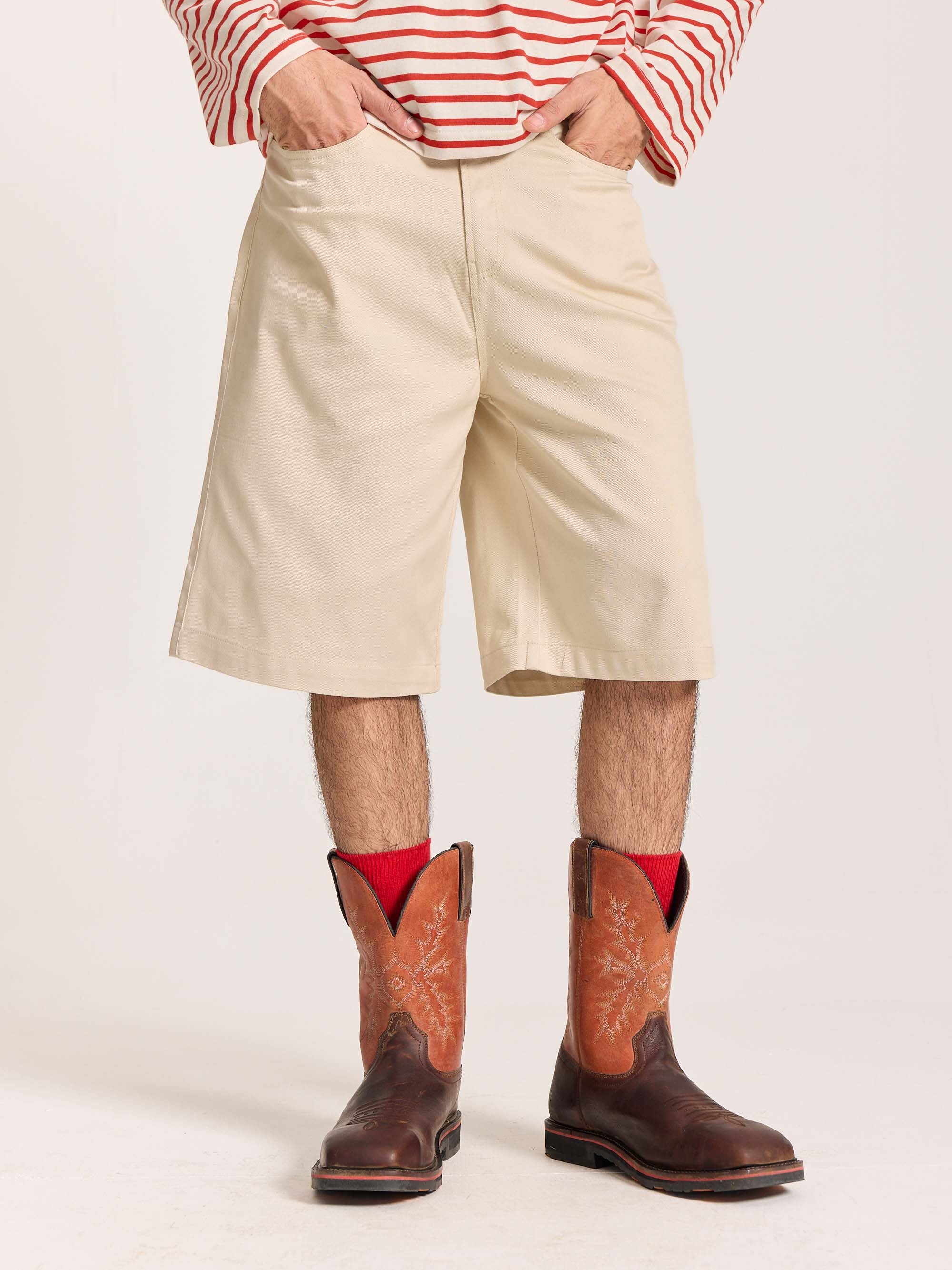 Cream Jorts - Image 3