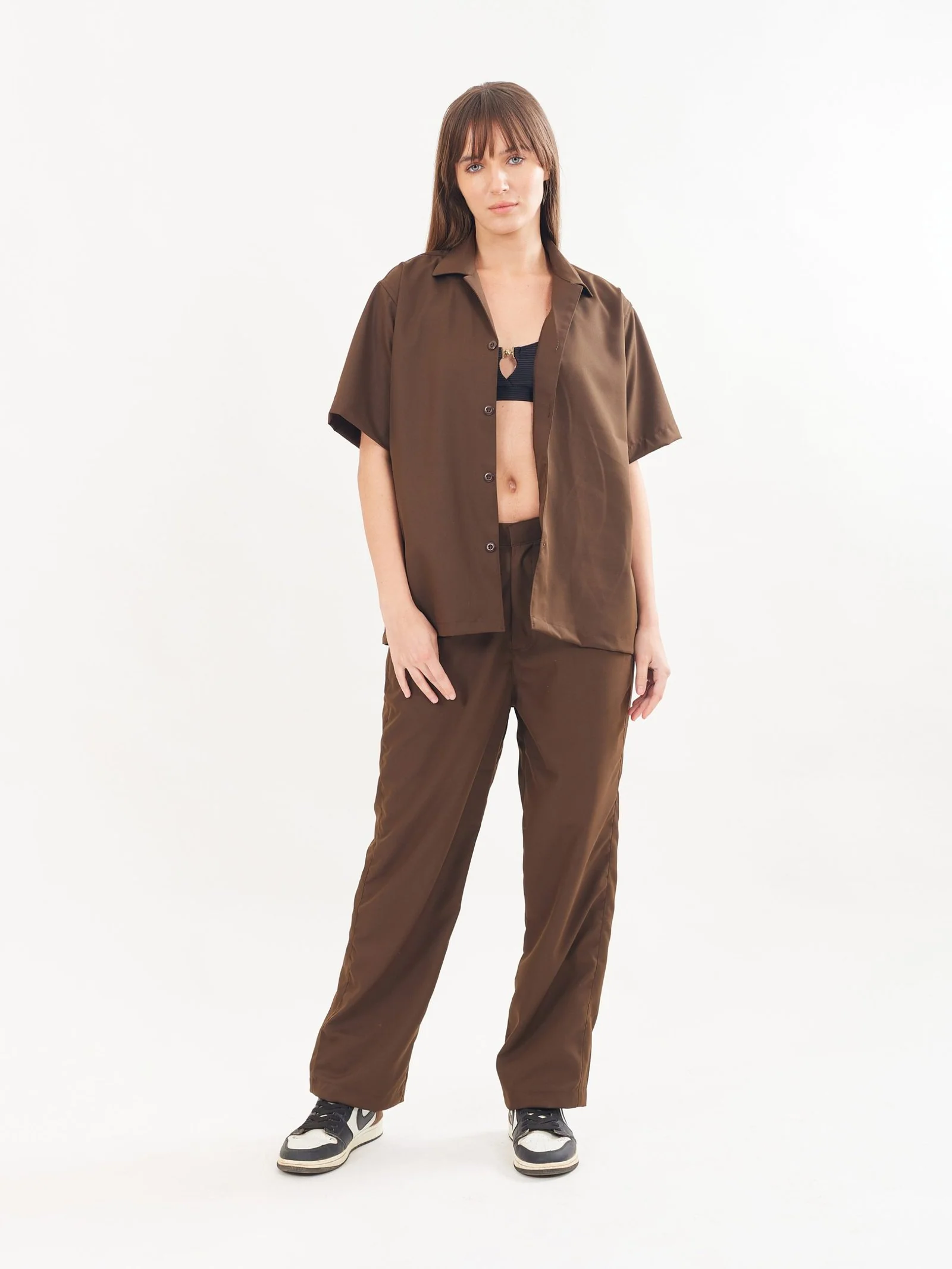 Dark Brown Co-ord Set - Image 2