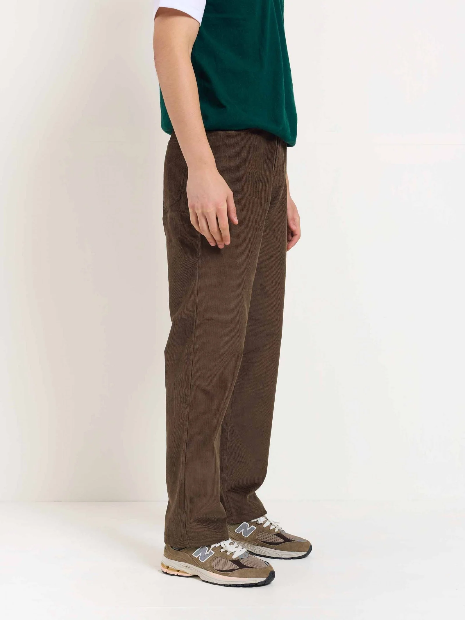 Dark Brown Corduroy Trousers - Image 4