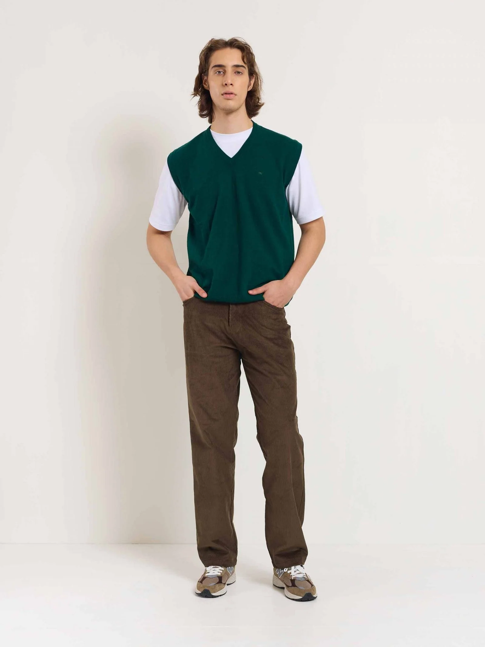 Dark Brown Corduroy Trousers - Image 5