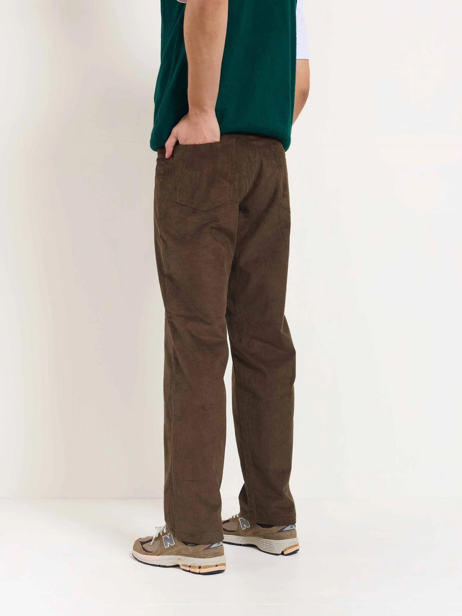 Dark Brown Corduroy Trousers - Image 6