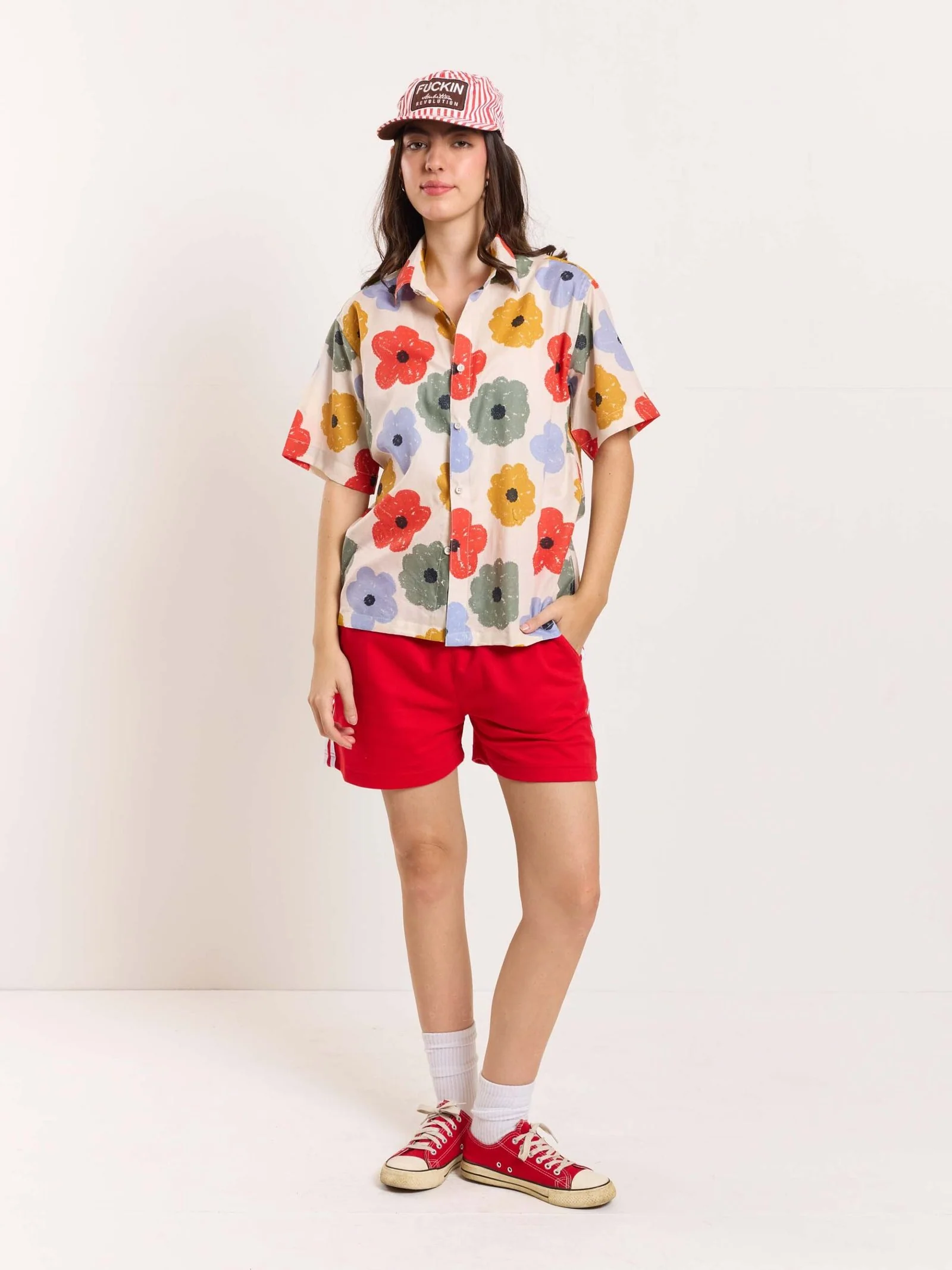 Floral Bloom - Cropped Shirt - Image 2