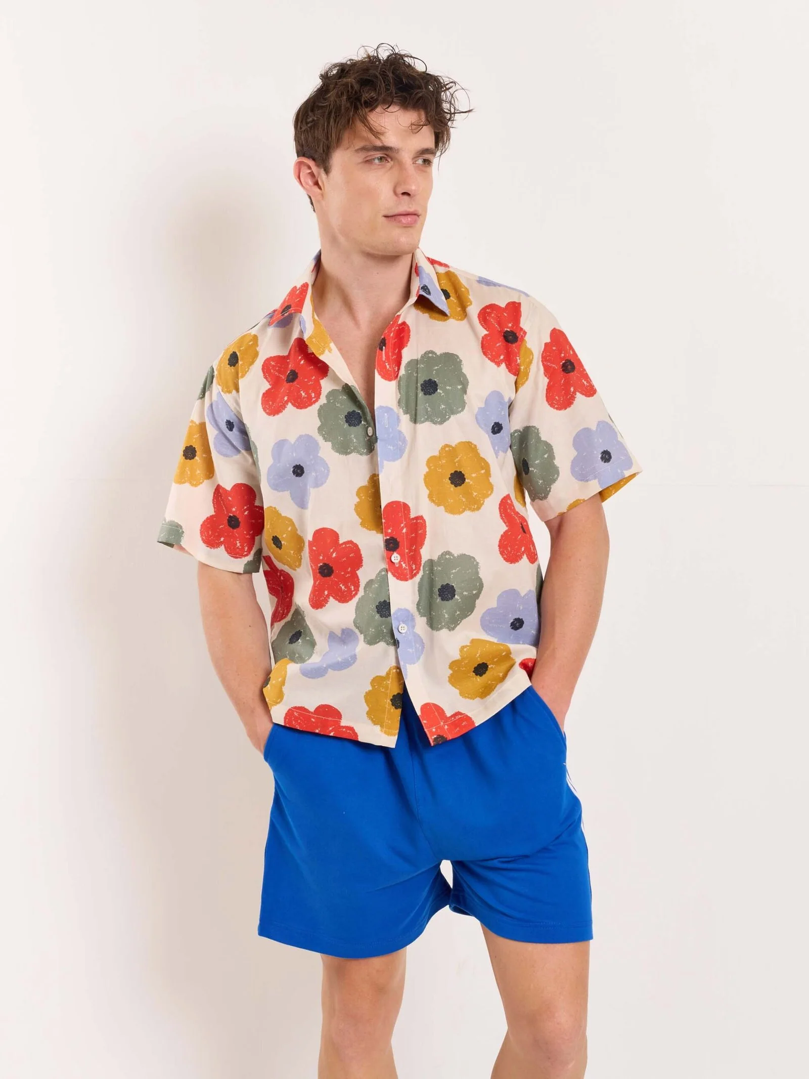 Floral Bloom - Cropped Shirt - Image 3