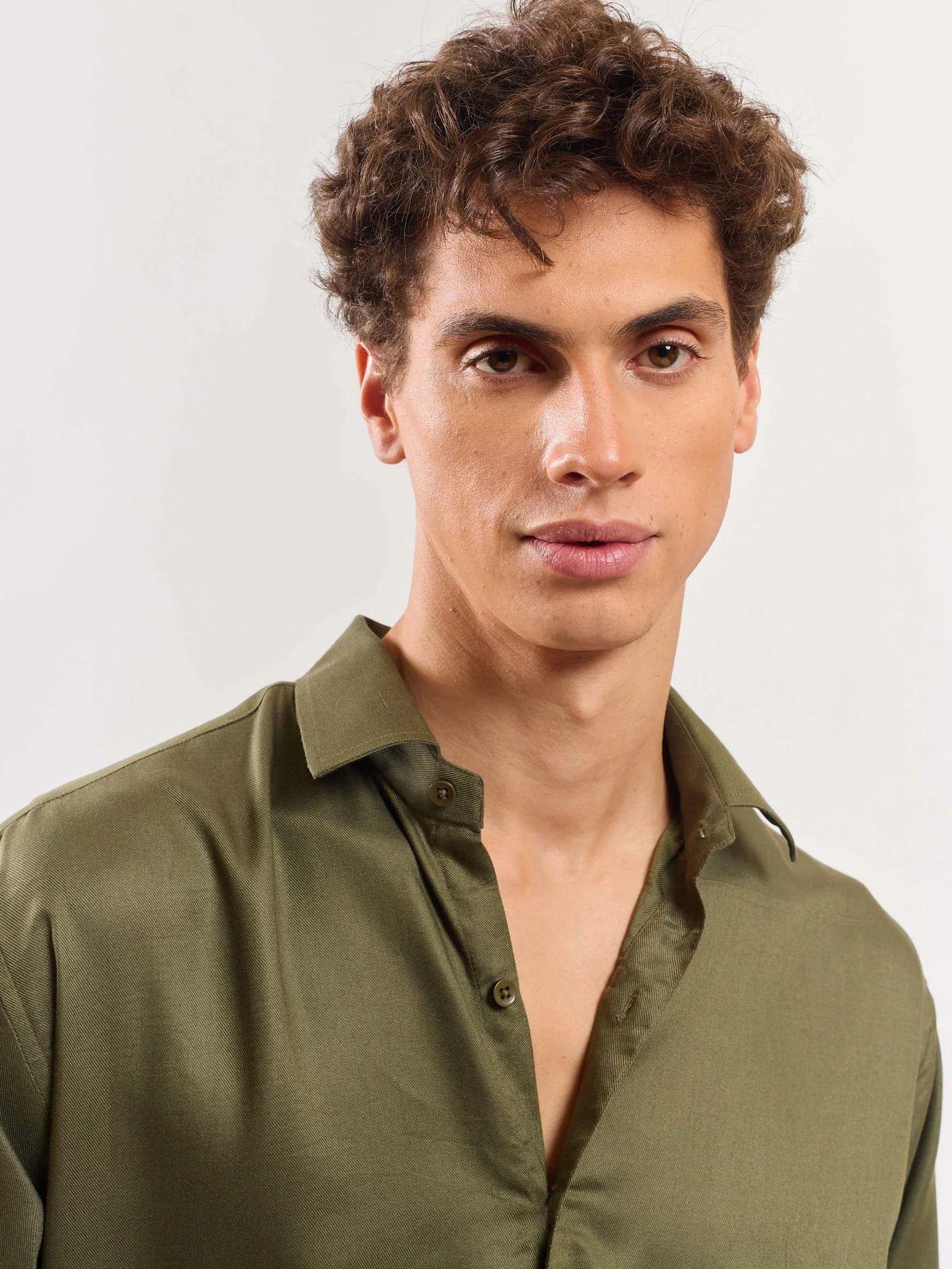 Green Drape Shirt - Image 3